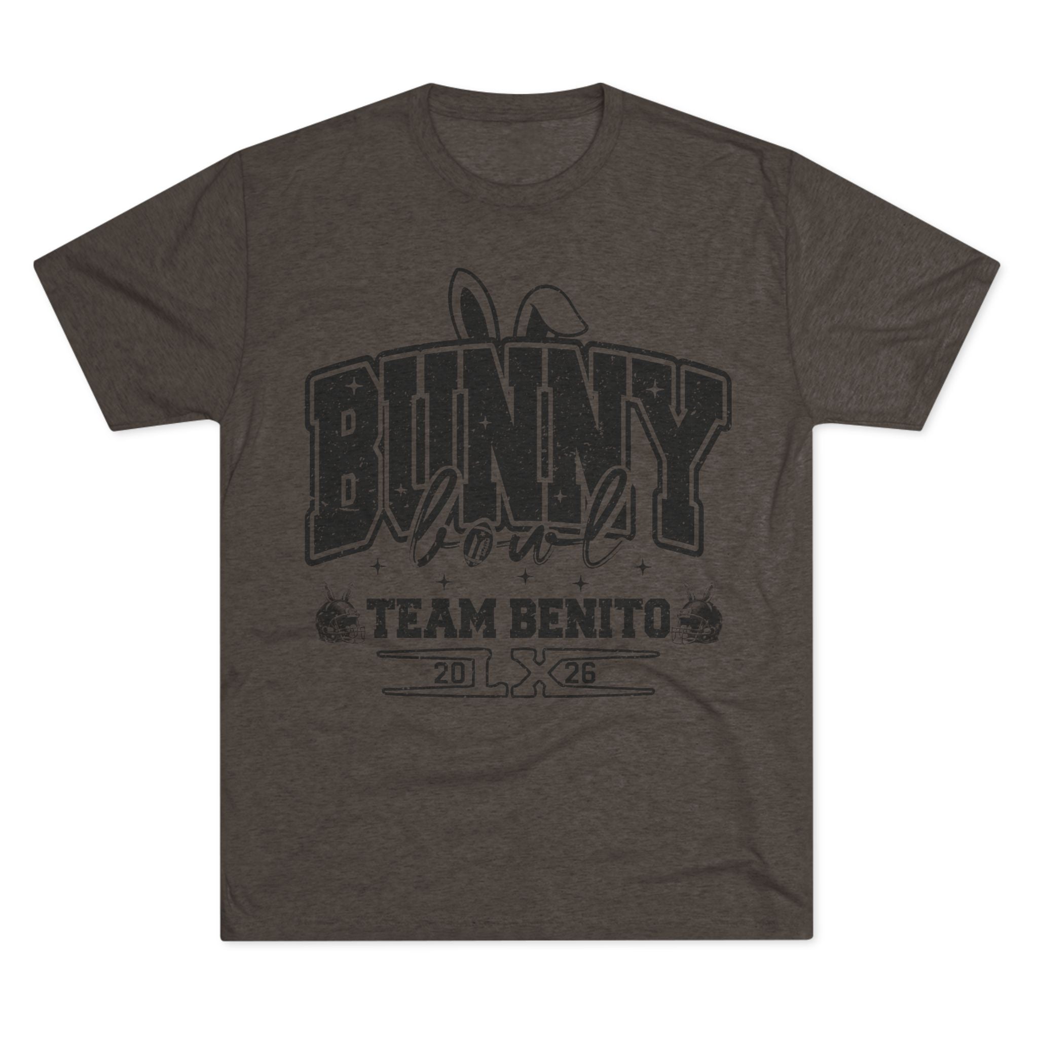 Bunny Bowl Team Benito Tee — Vintage Sports Easter Rabbit Graphic Shirt