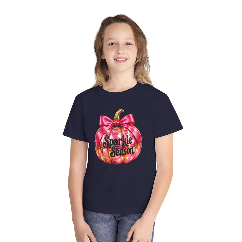 Sparkle Season Pumpkin Youth T‑Shirt