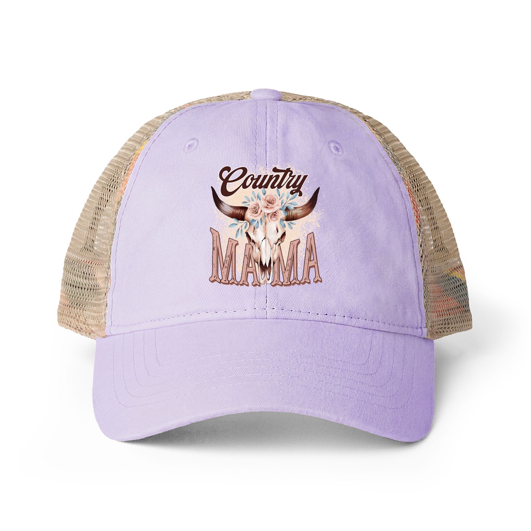 Women's Washed Mesh-Back Cap