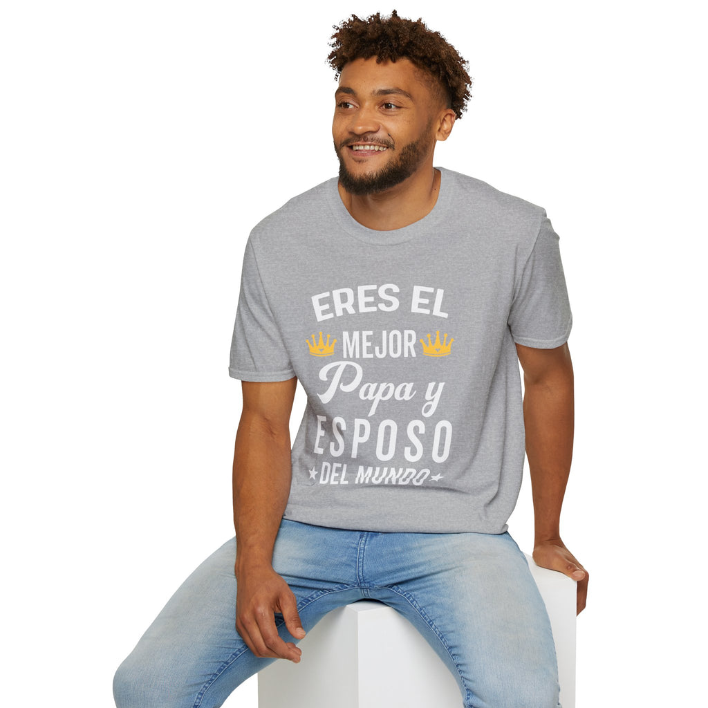 T-Shirt "Eres el Mejor Papa y Esposo del Mundo" – Regalo Día del Padre en Español