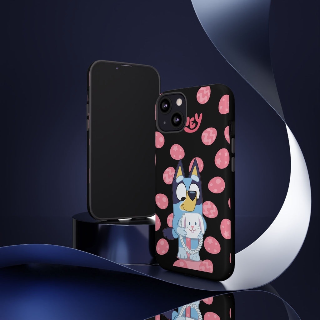 Bluey Holding Bunny phone case | Cute cartoon character phone case