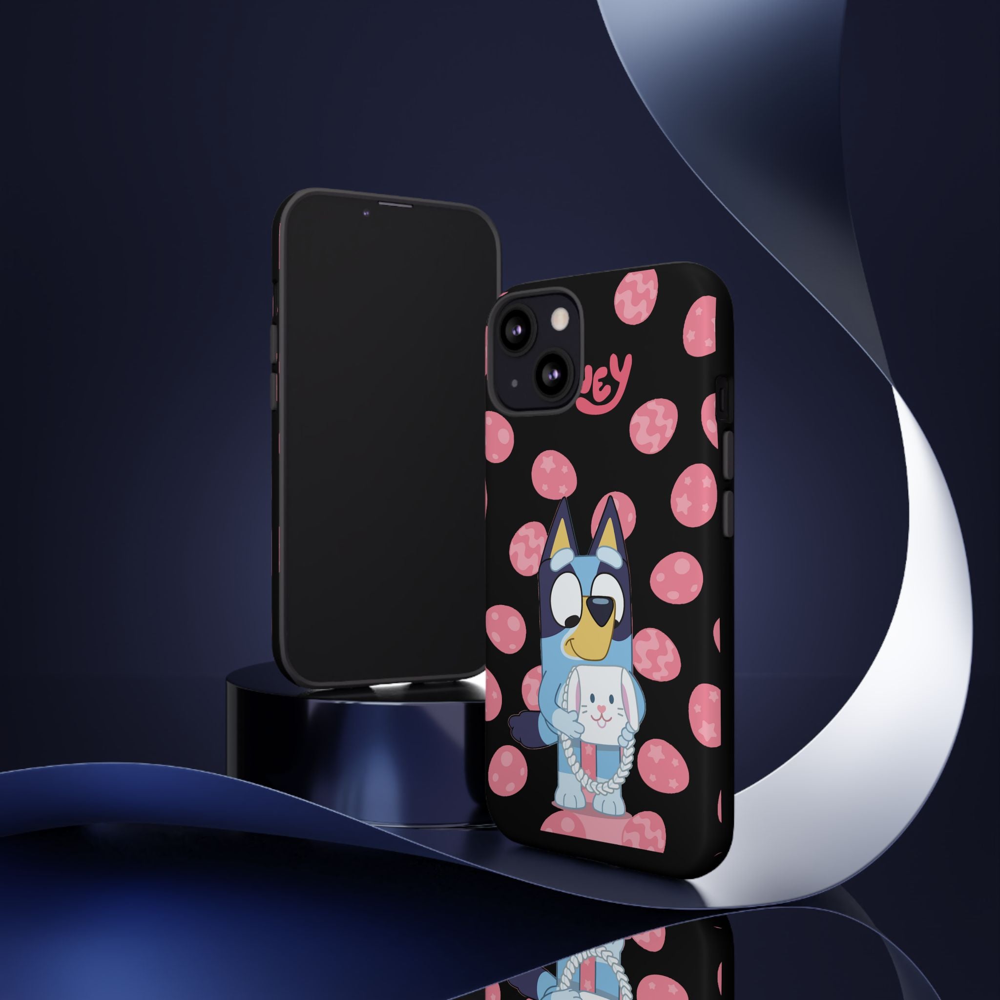 Bluey Holding Bunny phone case | Cute cartoon character phone case