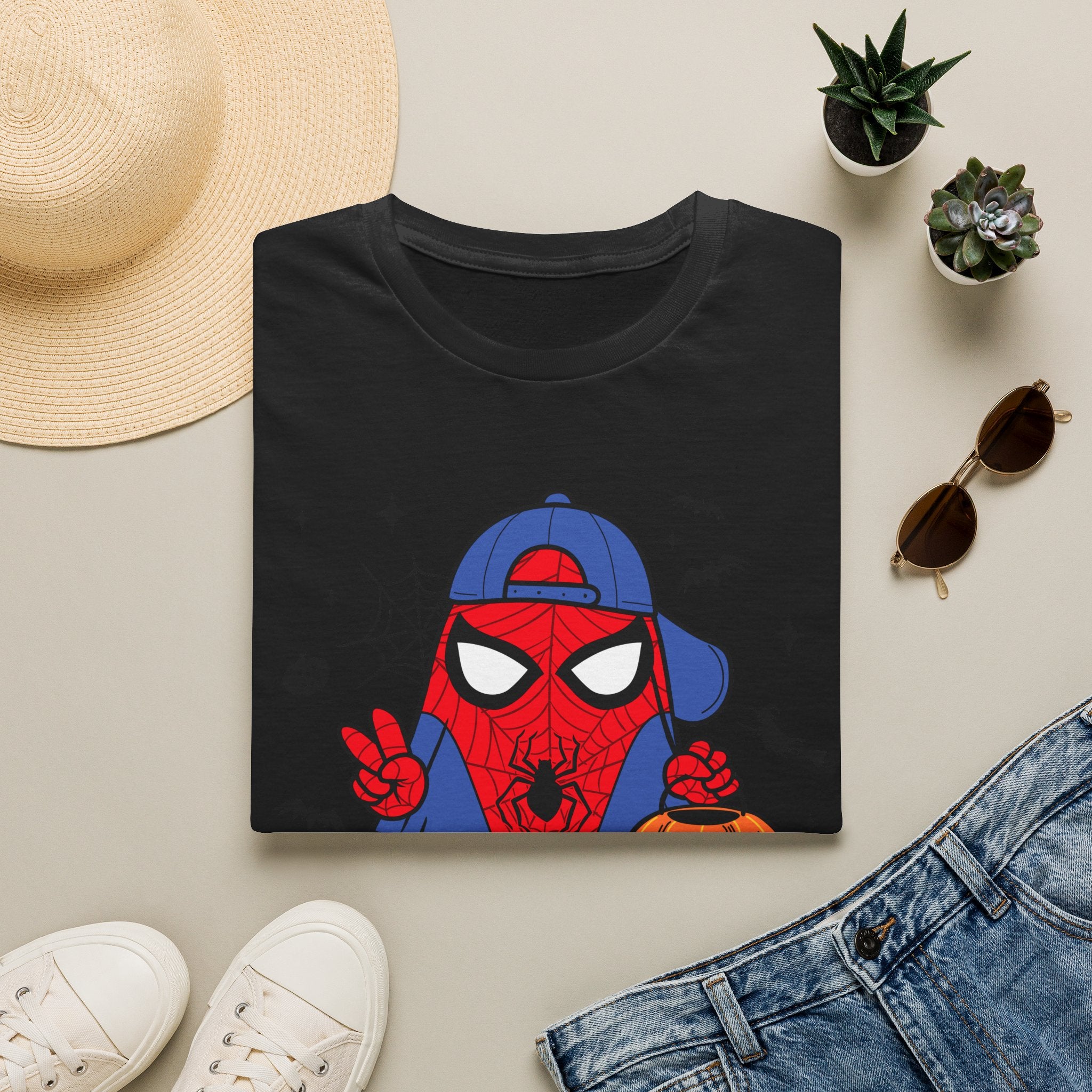 Spidey Trick-or-Treat T-Shirt — Cute Halloween Spider-Man Costume Tee