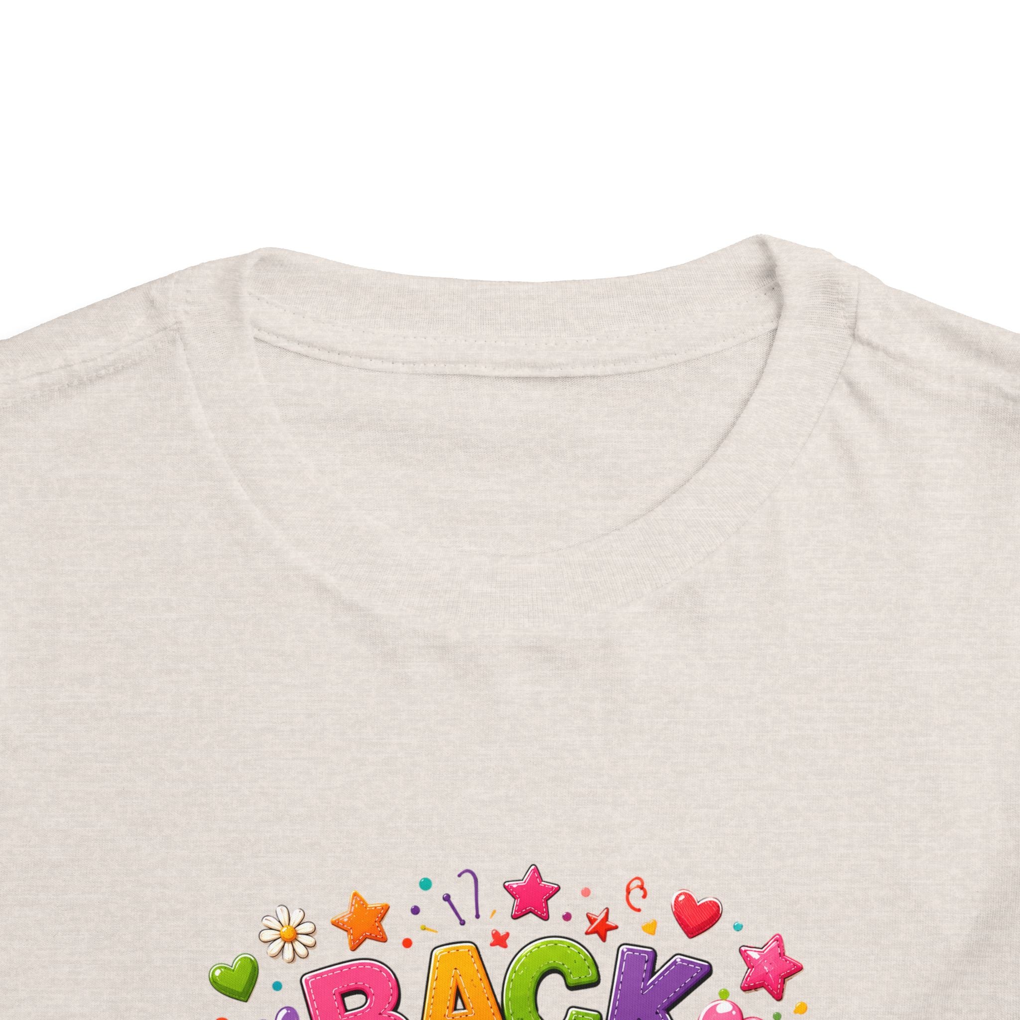 Back to School Toddler Tee – Cute Kawaii School Supplies Graphic