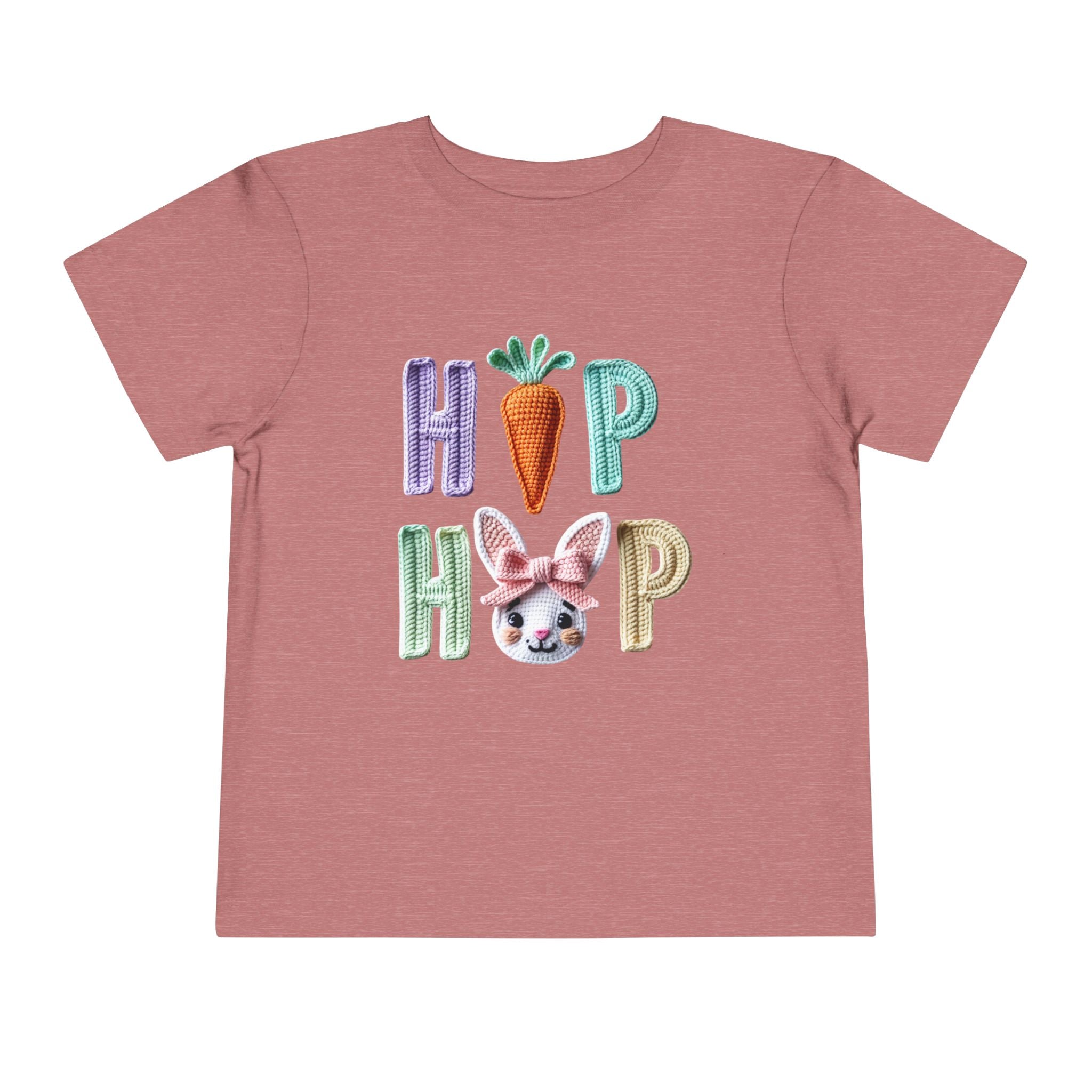 Hip Hop Easter Toddler Tee — Cute Bunny & Carrot Kids Shirt