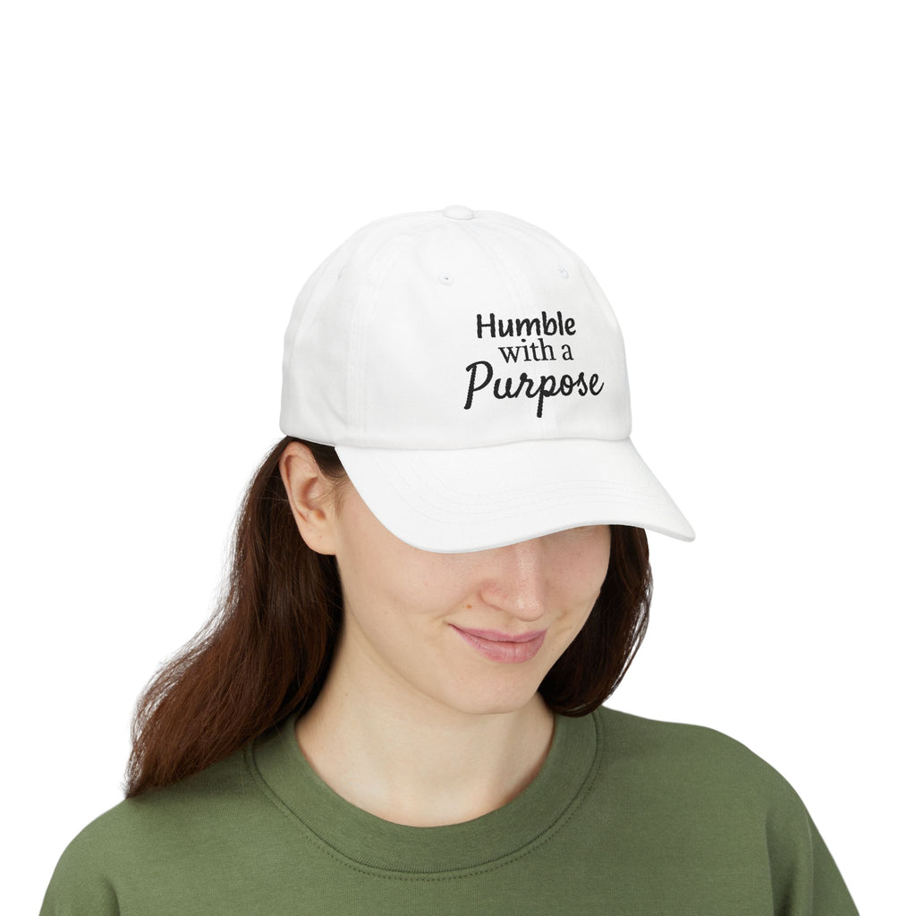 Dad Cap — "Humble with a Purpose" Embroidered Baseball Hat