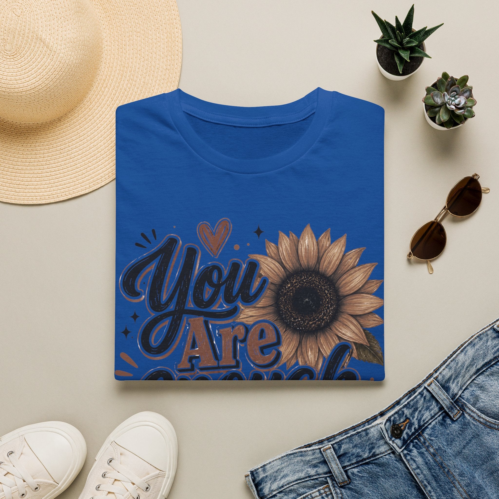 You Are Enough Sunflower T-Shirt