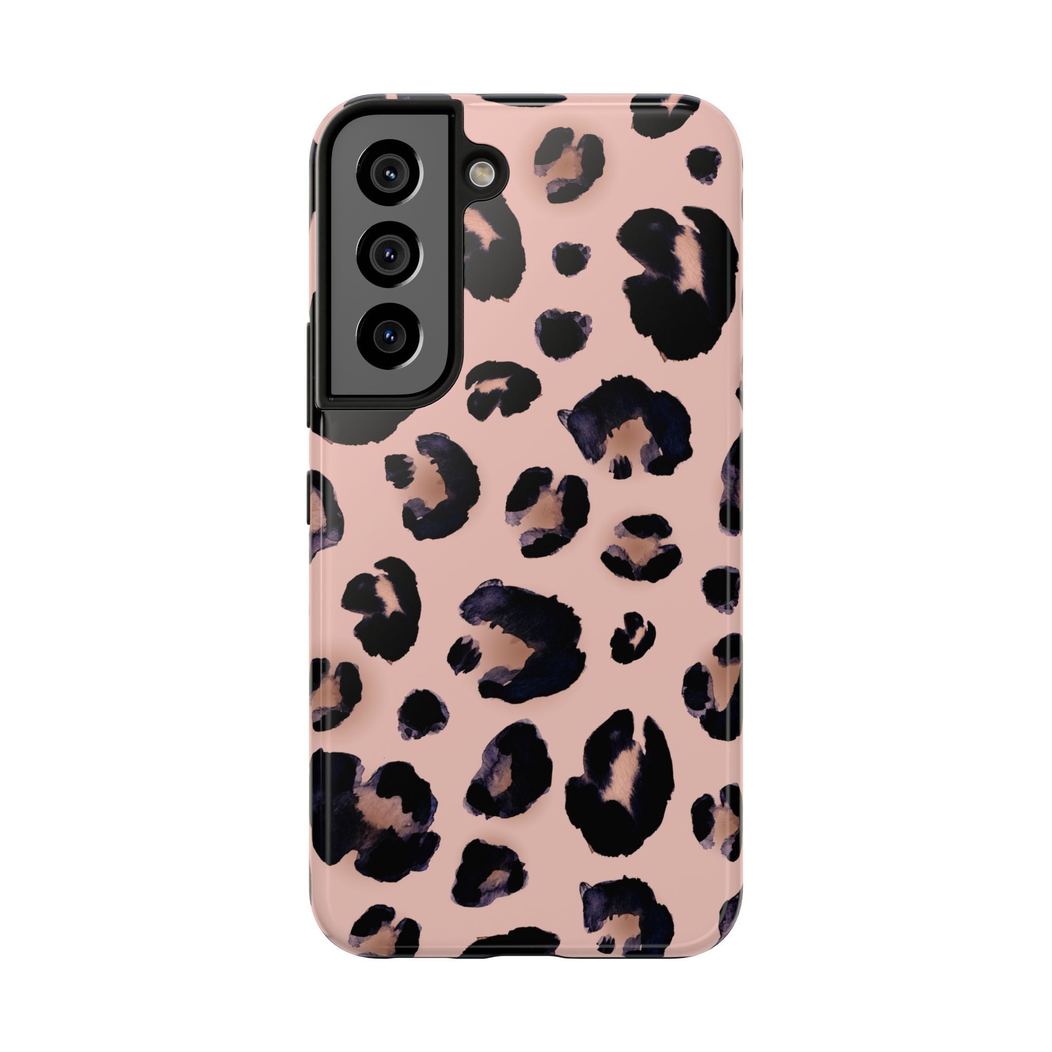 Leopard Print Tough Phone Case — Pink Animal Print Protective Cover