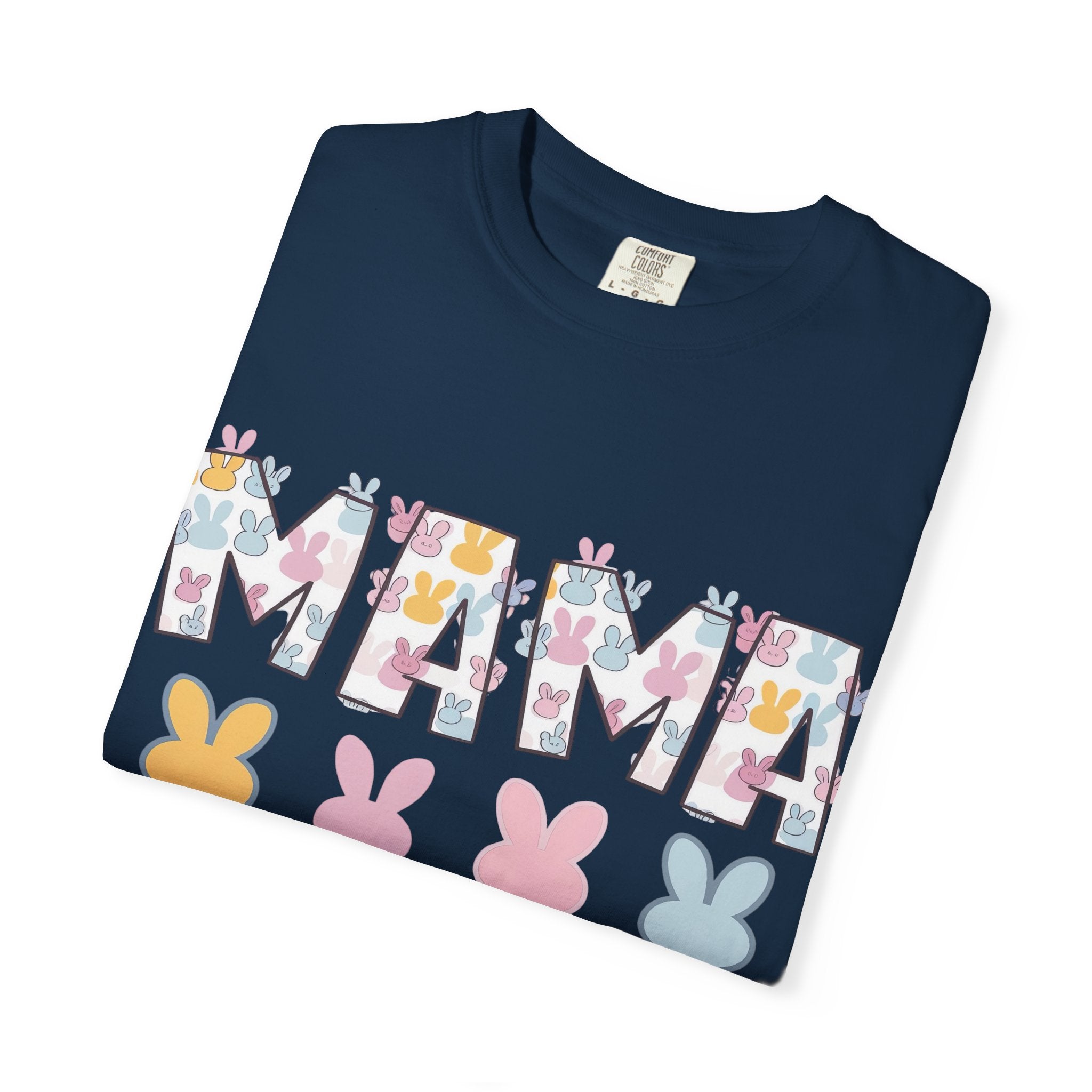 Mama Floral Peep Tee — Easter Bunny Pastel Mother's Day T-Shirt