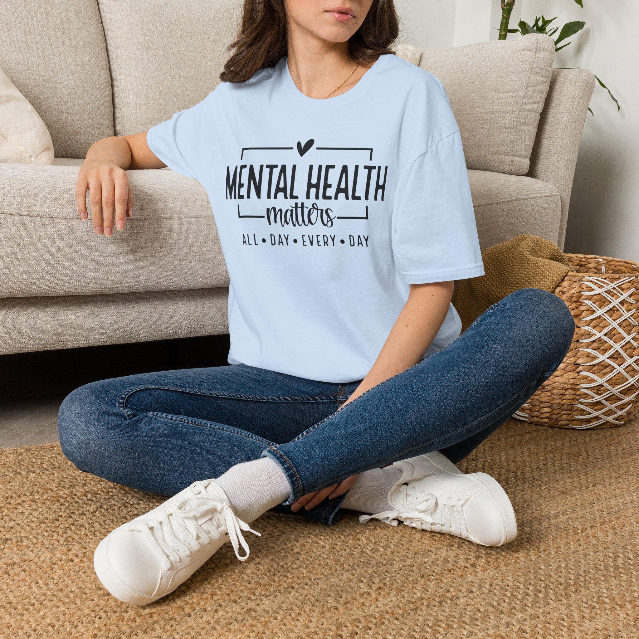 Mental Health Matters T‑Shirt — All Day Every Day Awareness Tee