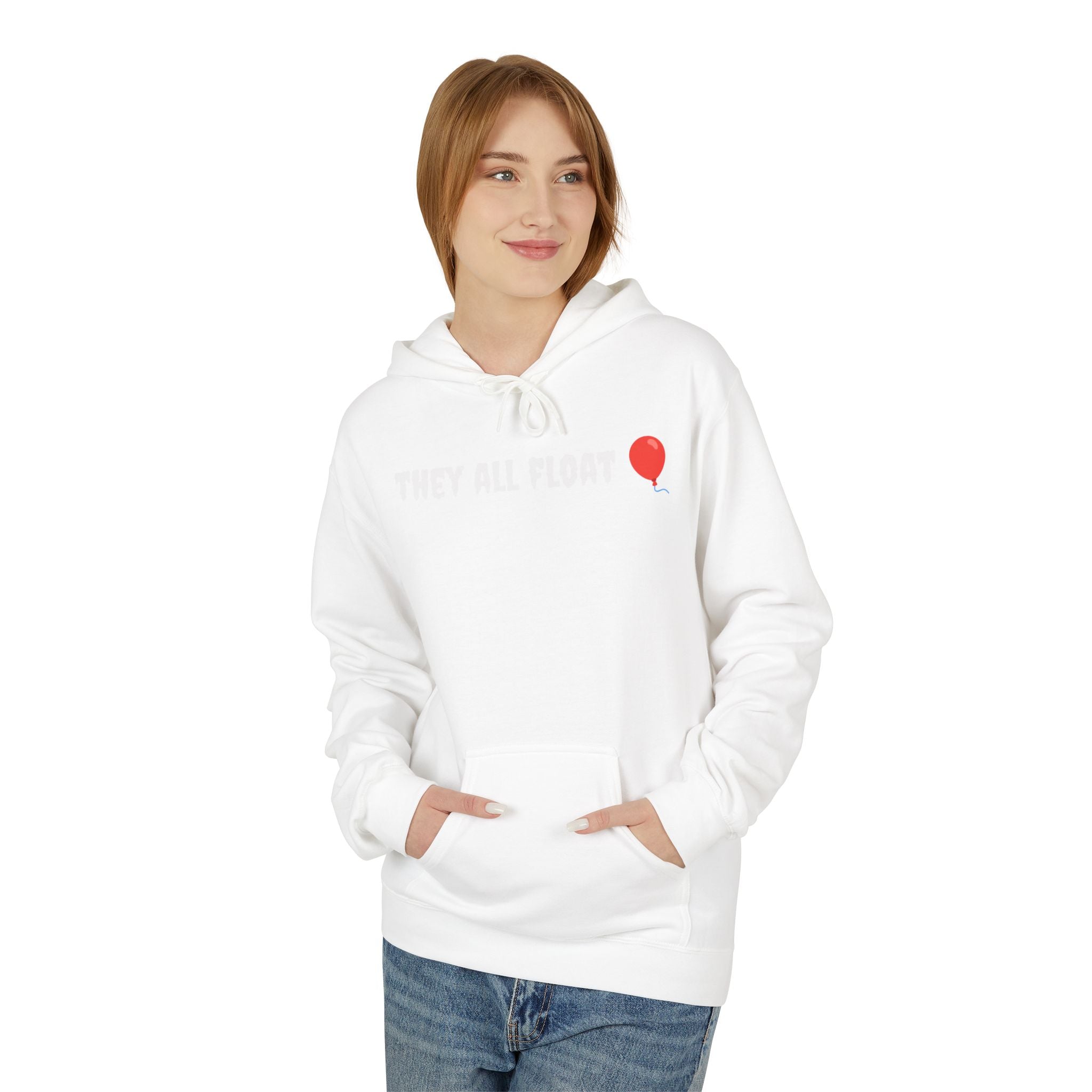 Horror Clown Girl Hoodie – Dark Balloon Graphic Pullover