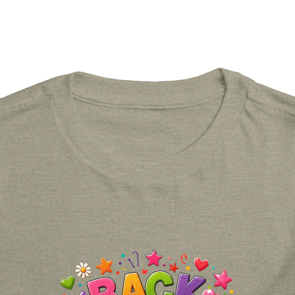 Back to School Toddler Tee – Cute Kawaii School Supplies Graphic