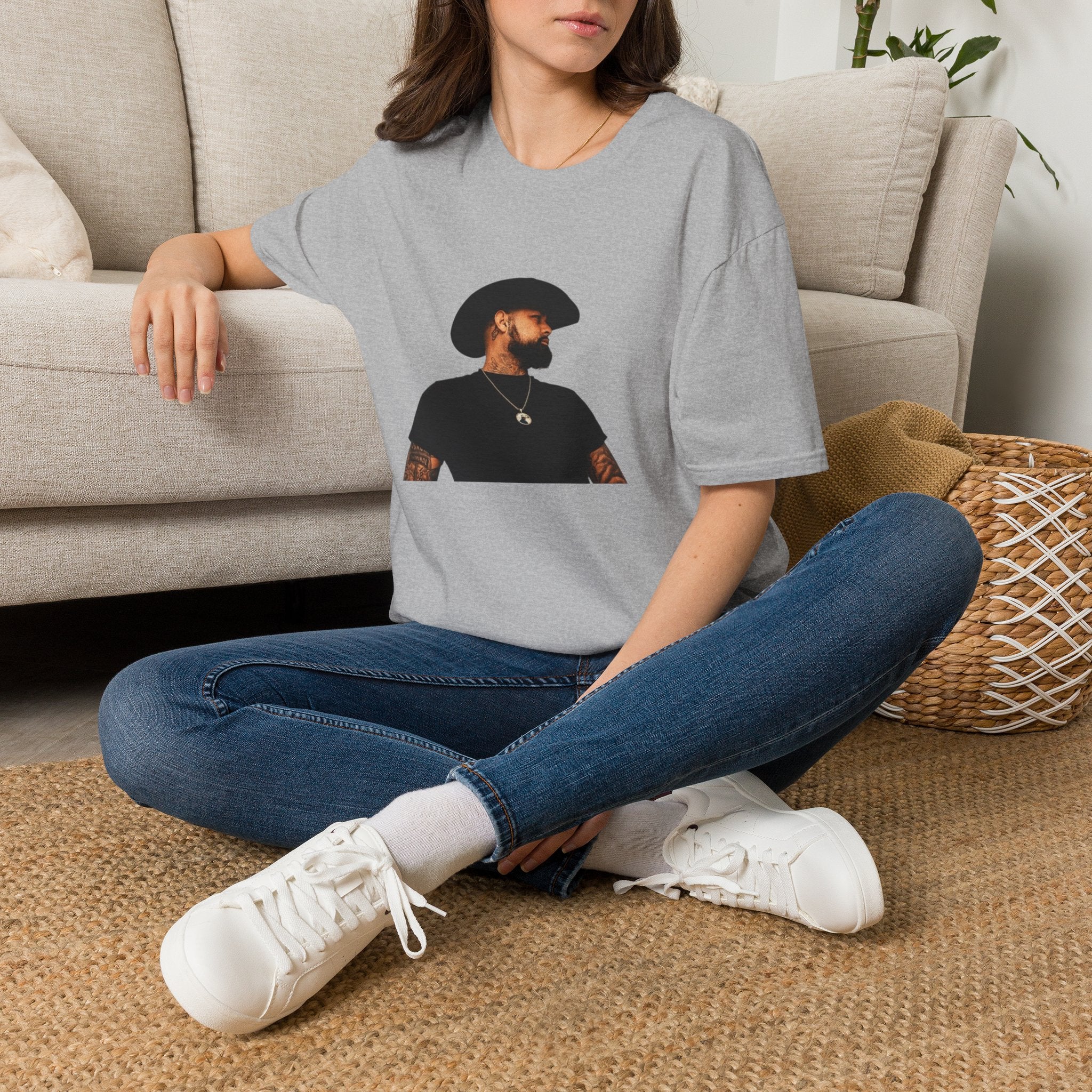 Cowboy Portrait T‑Shirt — Minimal Western Portrait Tee