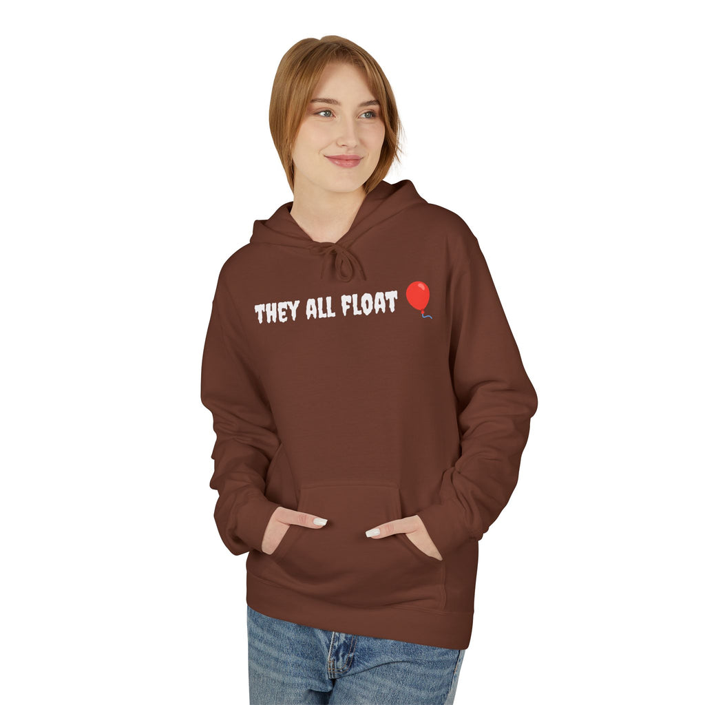 Horror Clown Girl Hoodie – Dark Balloon Graphic Pullover
