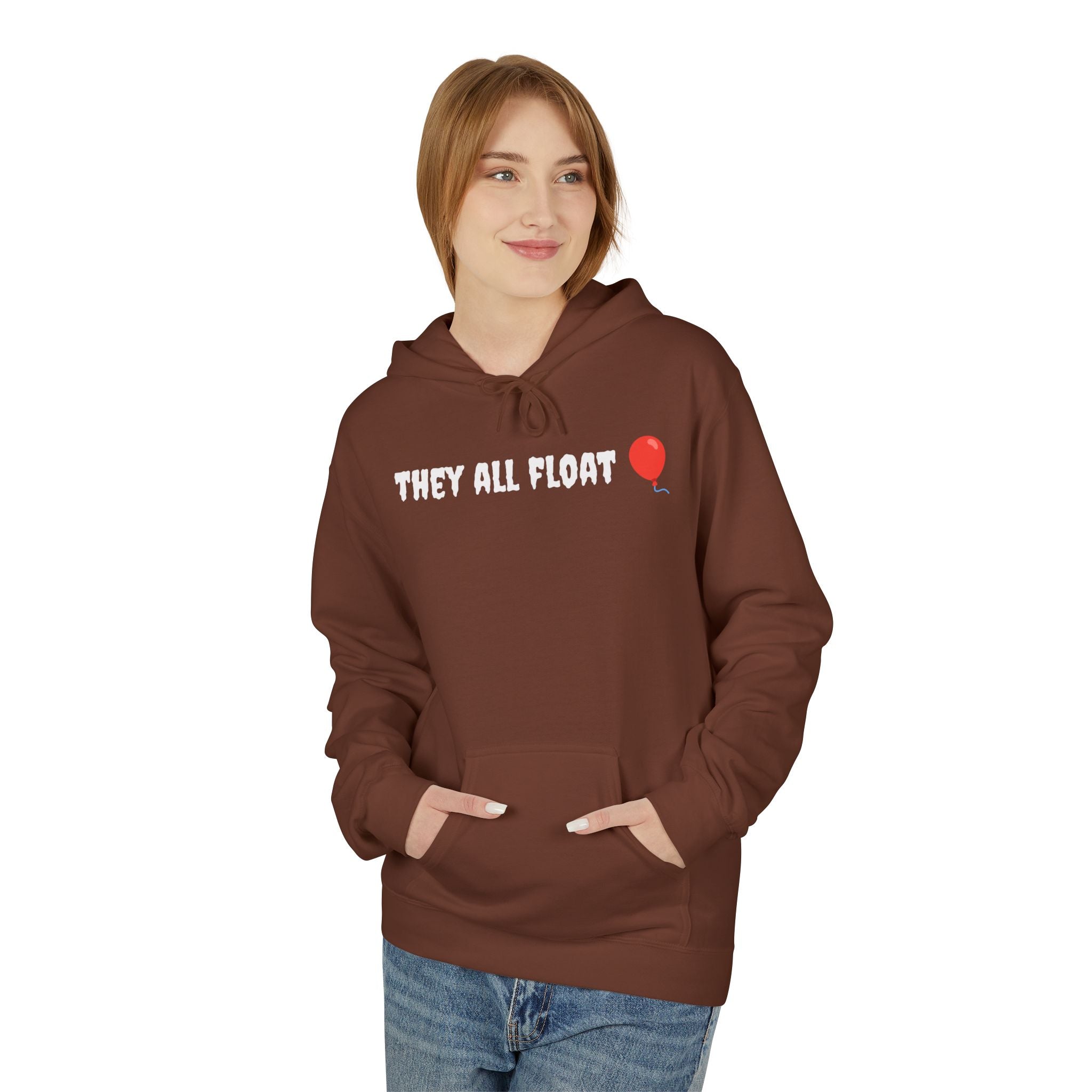 Horror Clown Girl Hoodie – Dark Balloon Graphic Pullover