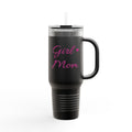 Girl Mom 40oz Insulated Travel Mug | Stainless Tumbler with Straw