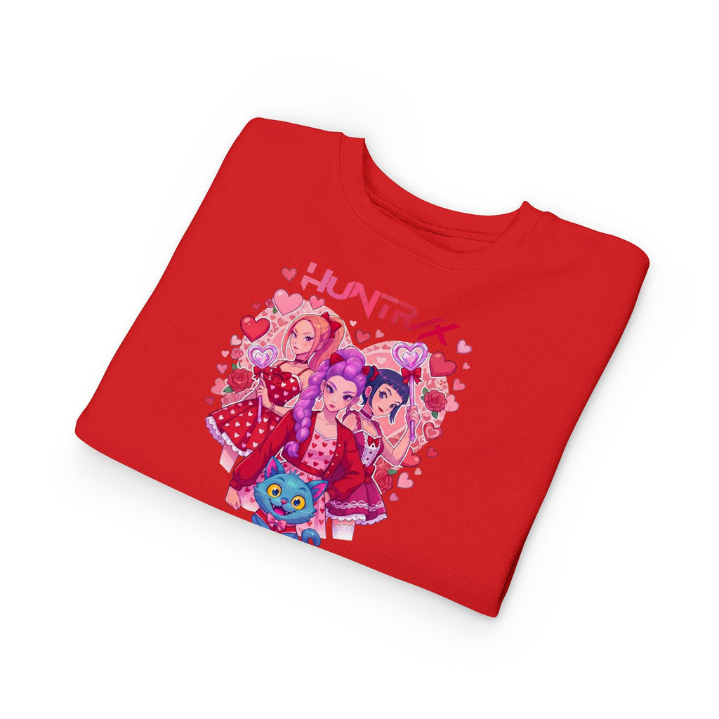 Toddler Sweatshirt — Pink Heart Huntrix