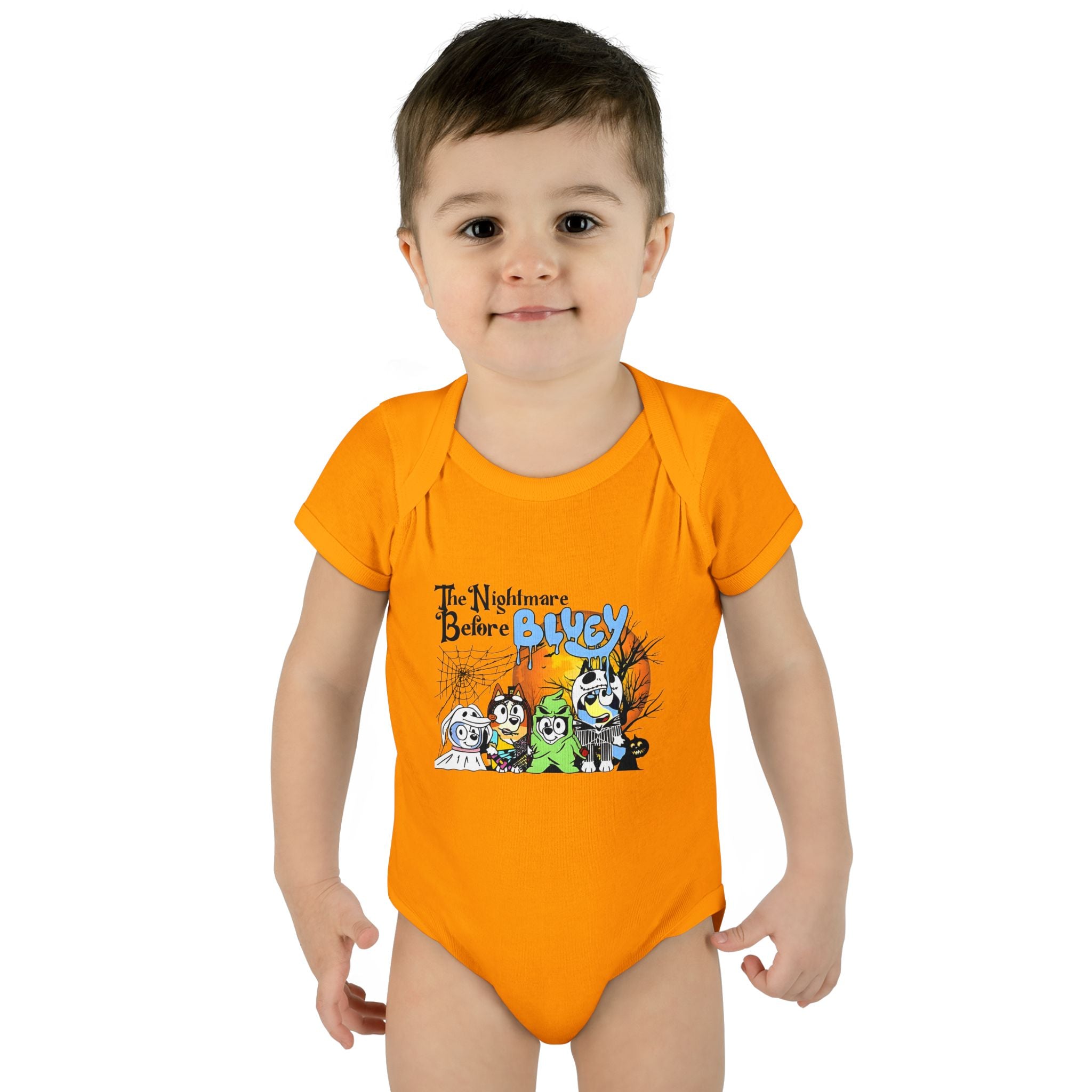 Baby Bodysuit - Cute Cartoon Halloween Infant Onesie