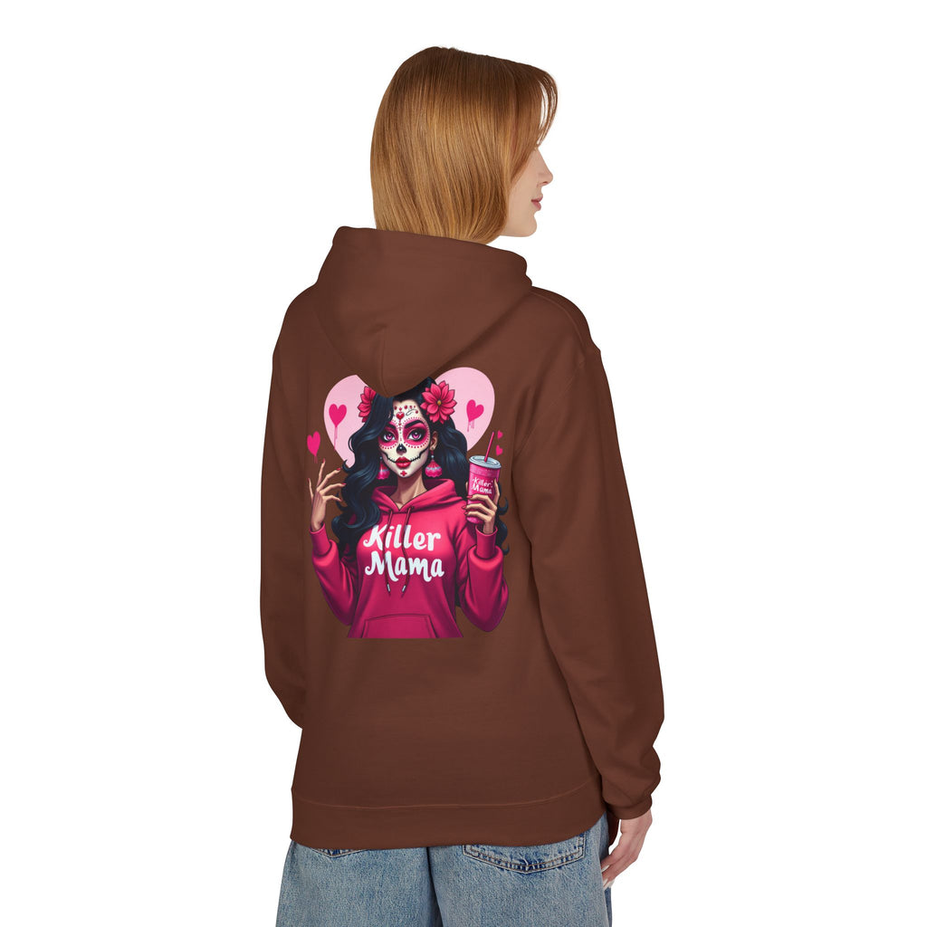 Killer Mama Hoodie — Day of the Dead Sugar Skull Mom Graphic Hoodie