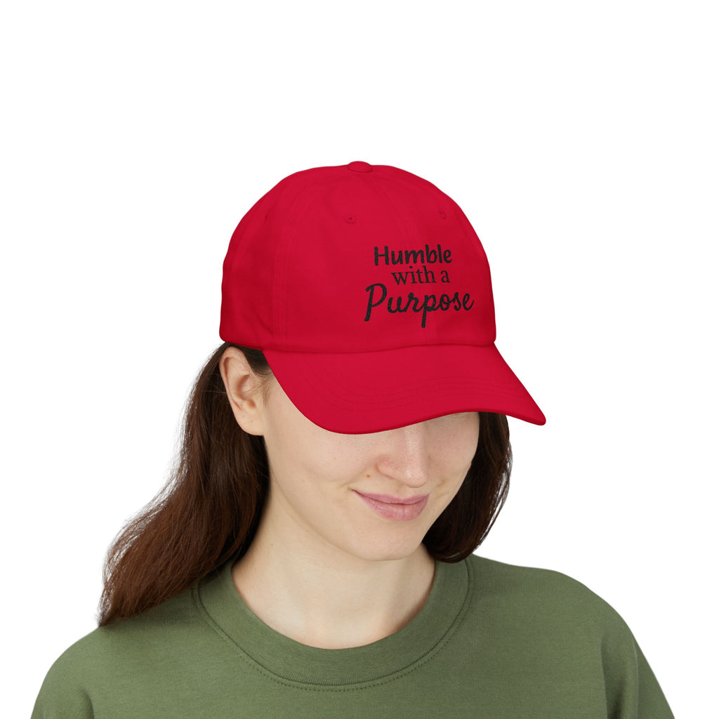 Dad Cap — "Humble with a Purpose" Embroidered Baseball Hat