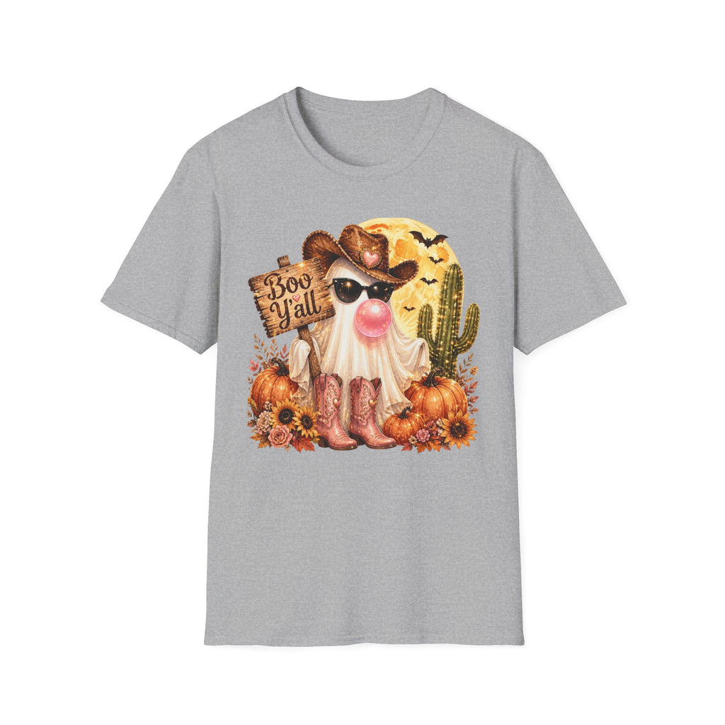 Halloween Gnome T-Shirt — 'Boo Y'all' Western Pumpkin Tee