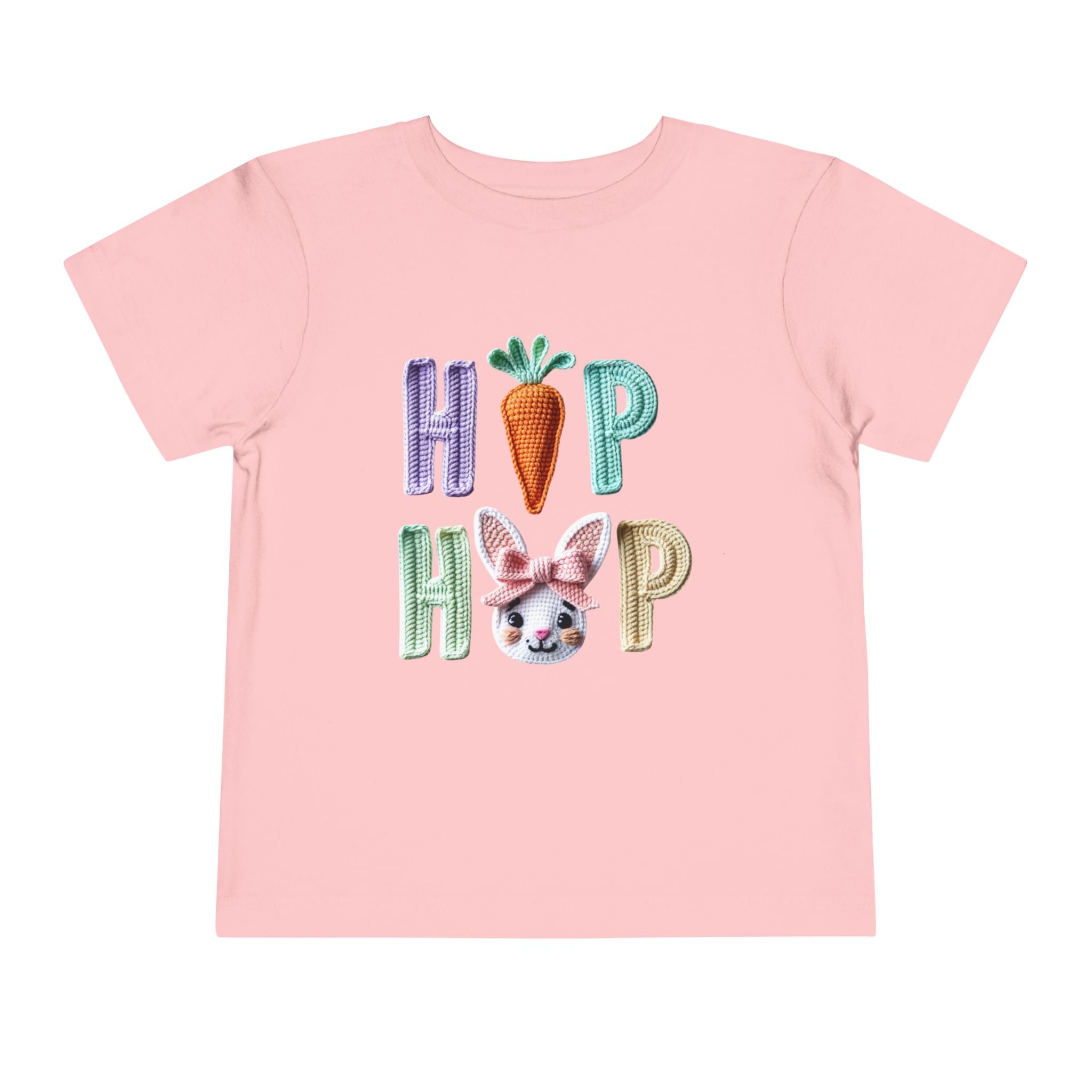 Hip Hop Easter Toddler Tee — Cute Bunny & Carrot Kids Shirt