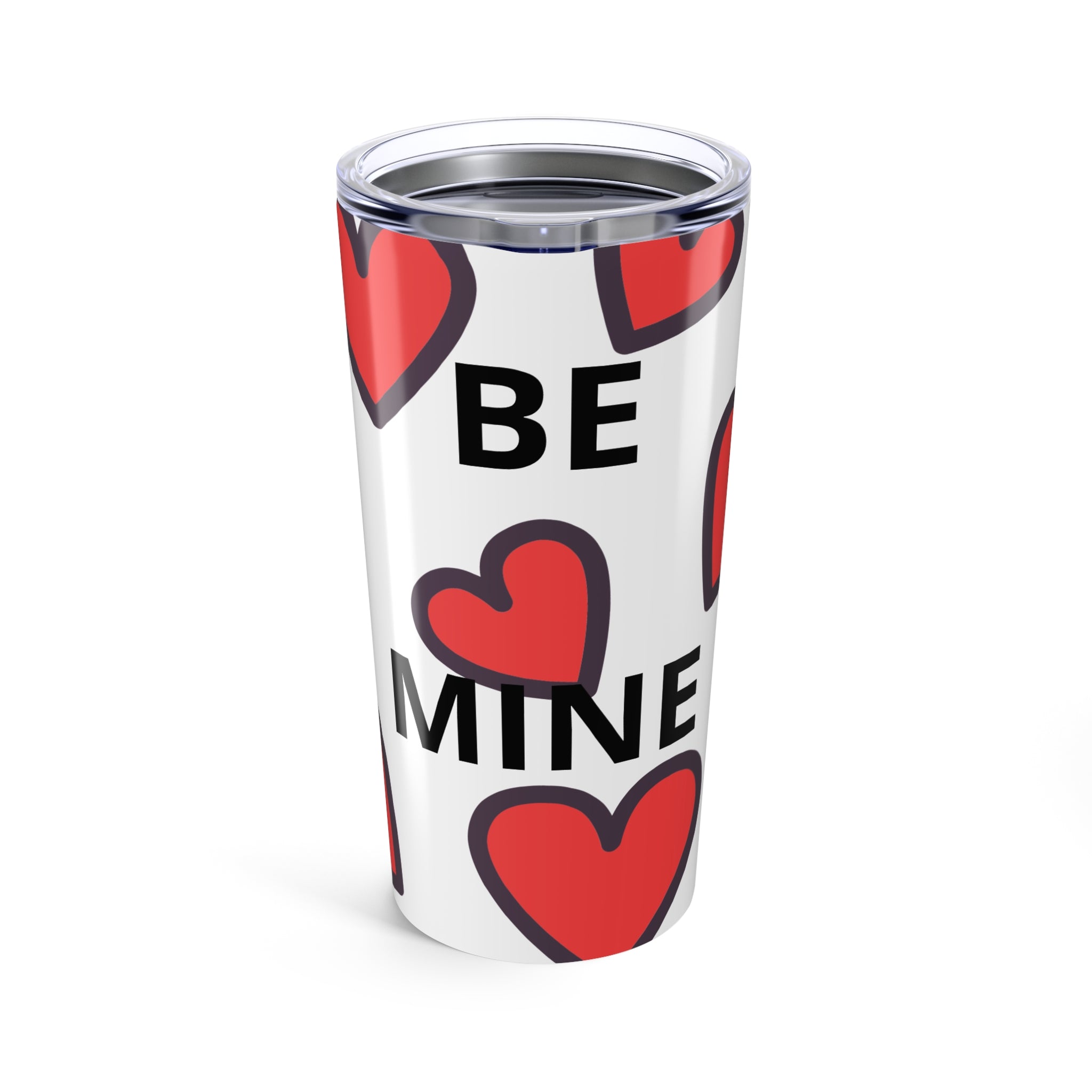 Valentine Heart Pattern Tumbler 20oz