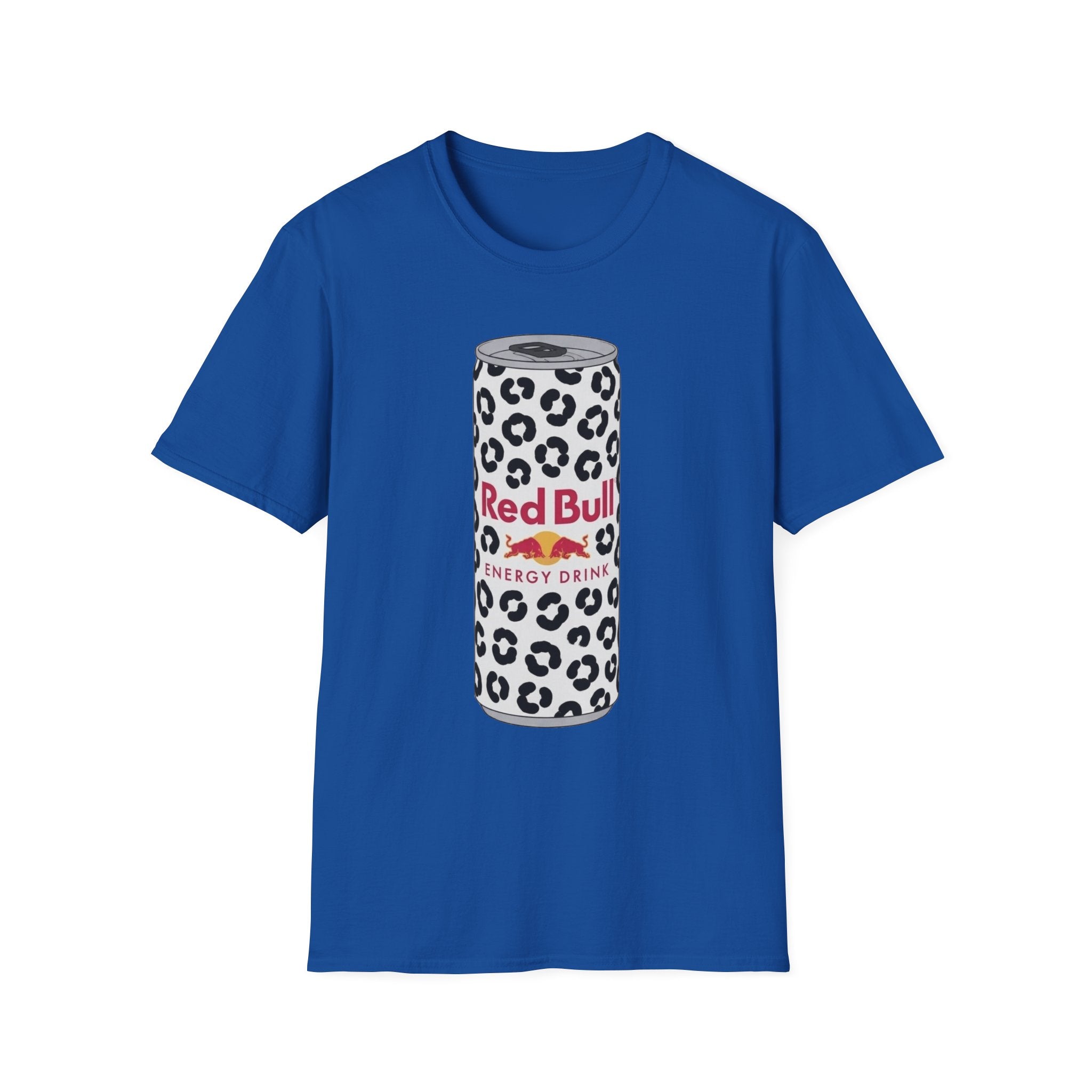 Red Bull Leopard Can T‑Shirt — Retro Energy Drink Graphic Tee