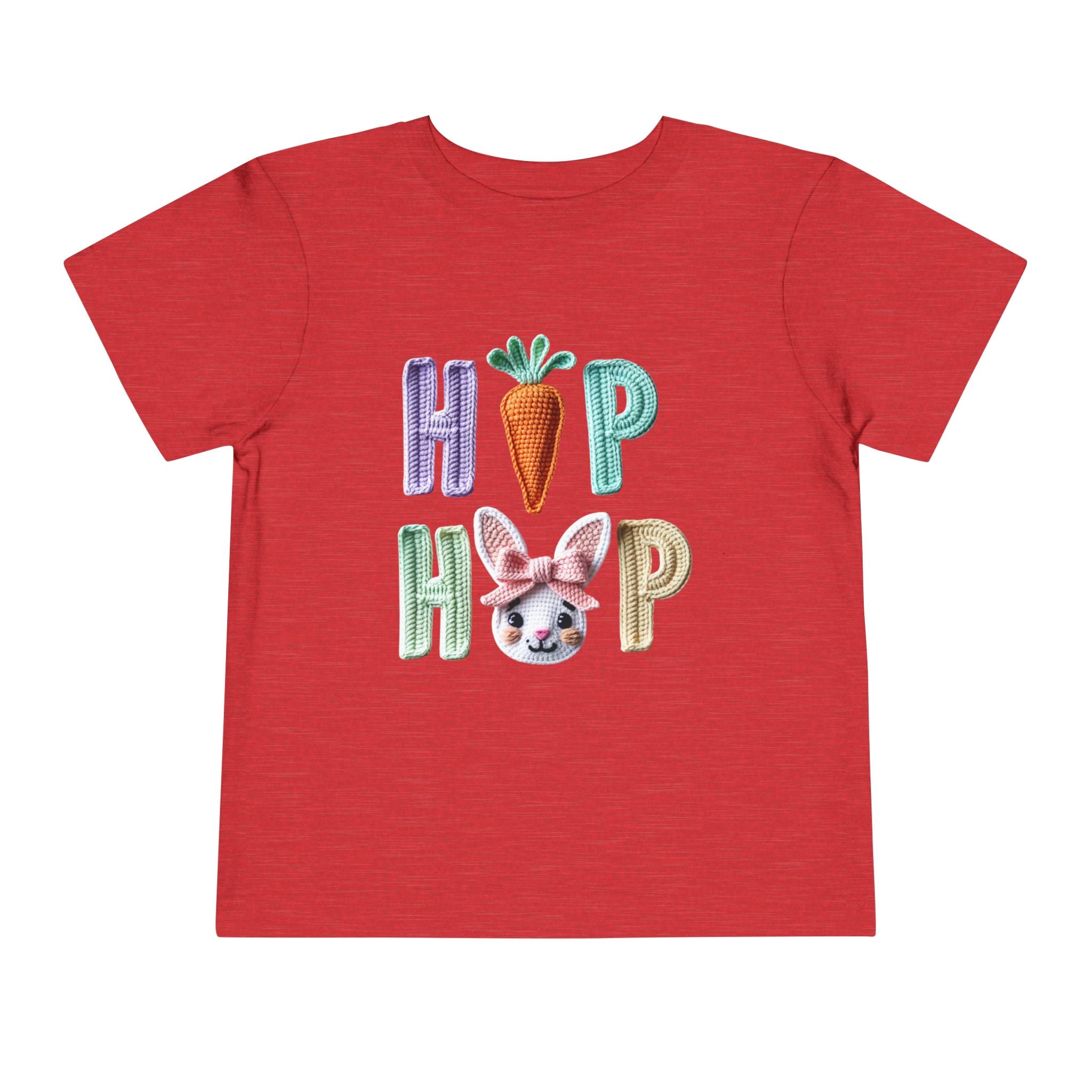 Hip Hop Easter Toddler Tee — Cute Bunny & Carrot Kids Shirt