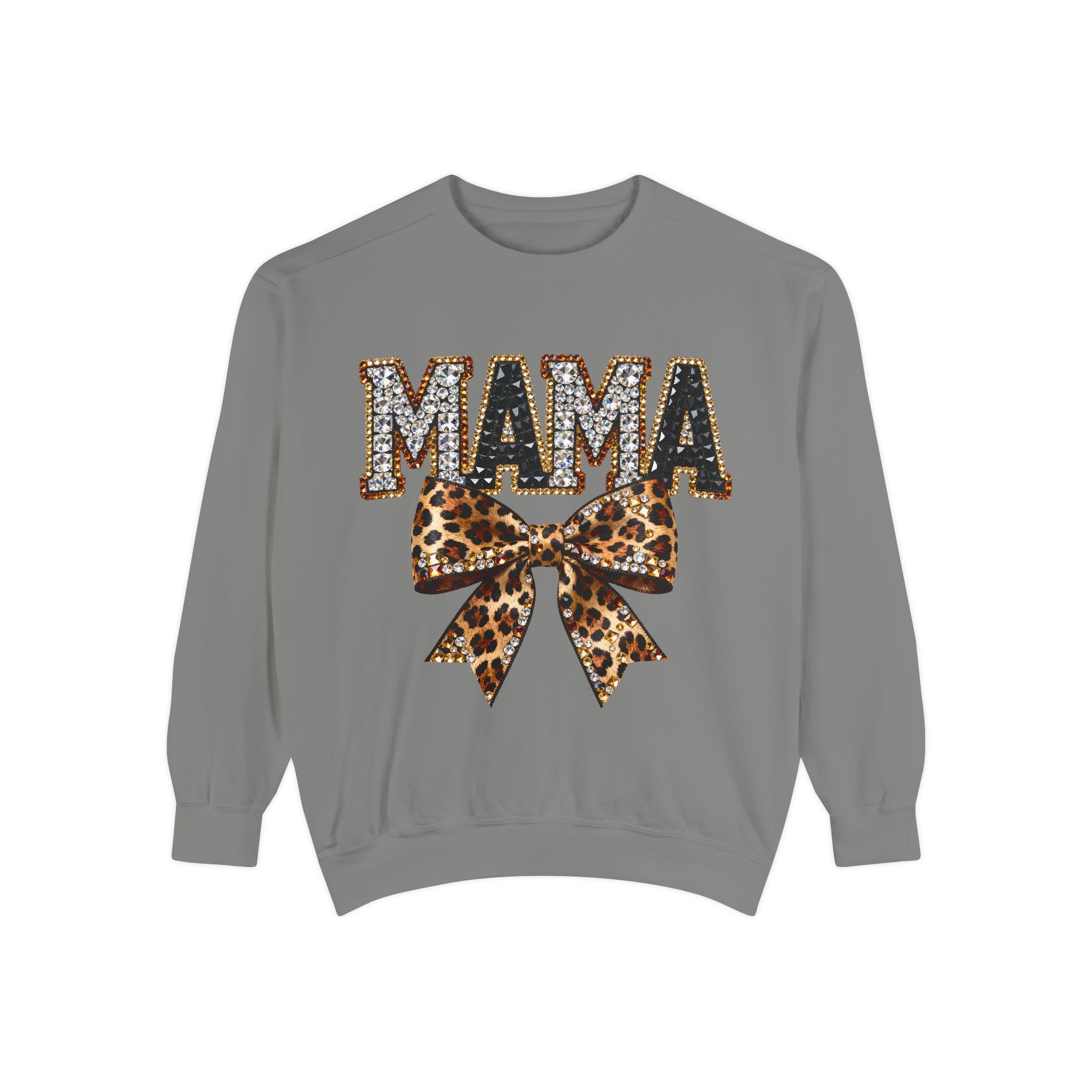 Mama Leopard Bow Sweatshirt — Mother's Day Gift