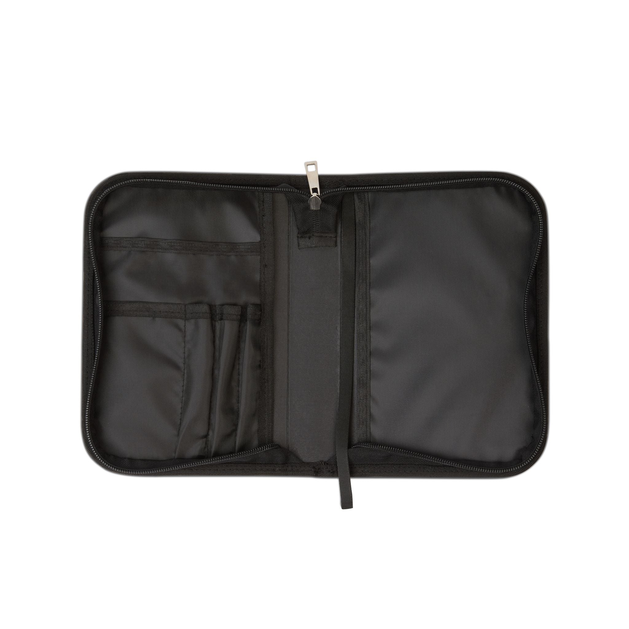 Bible Cover — Minimal Black Heart Zippered Bible Cover