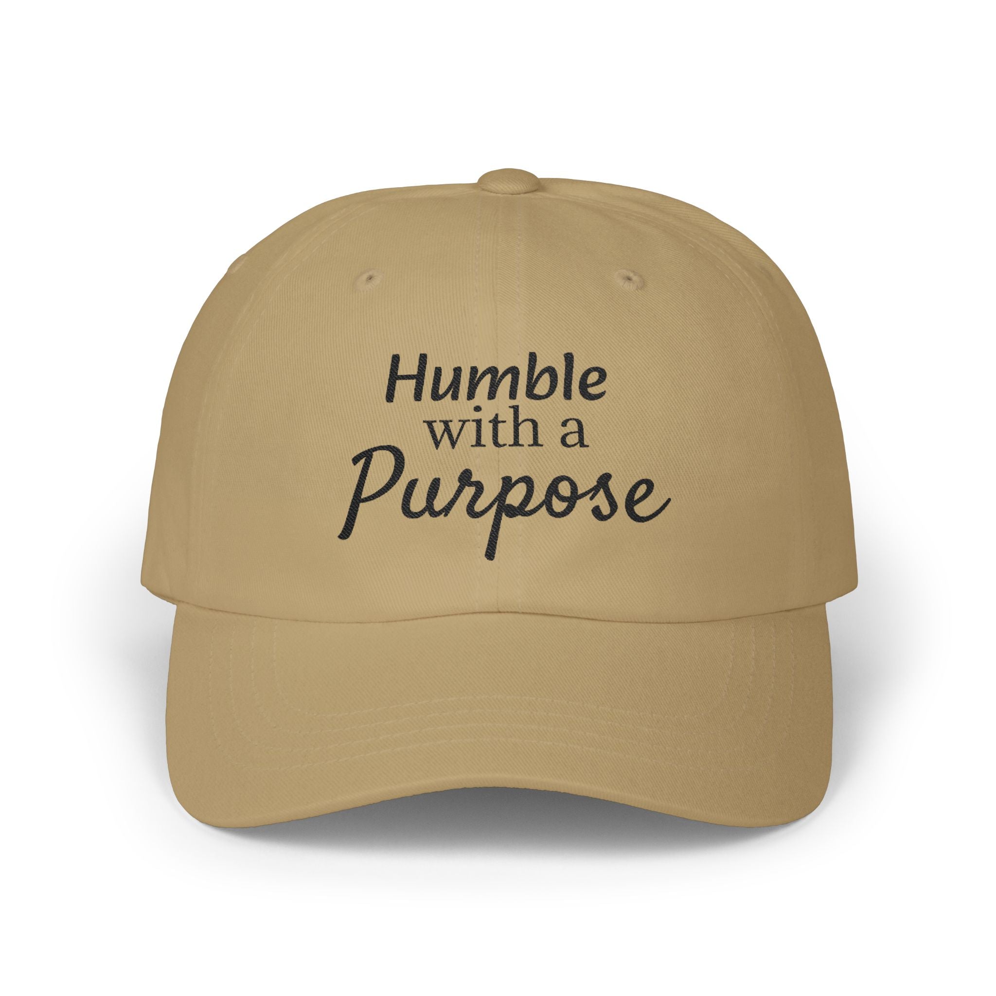 Dad Cap — "Humble with a Purpose" Embroidered Baseball Hat