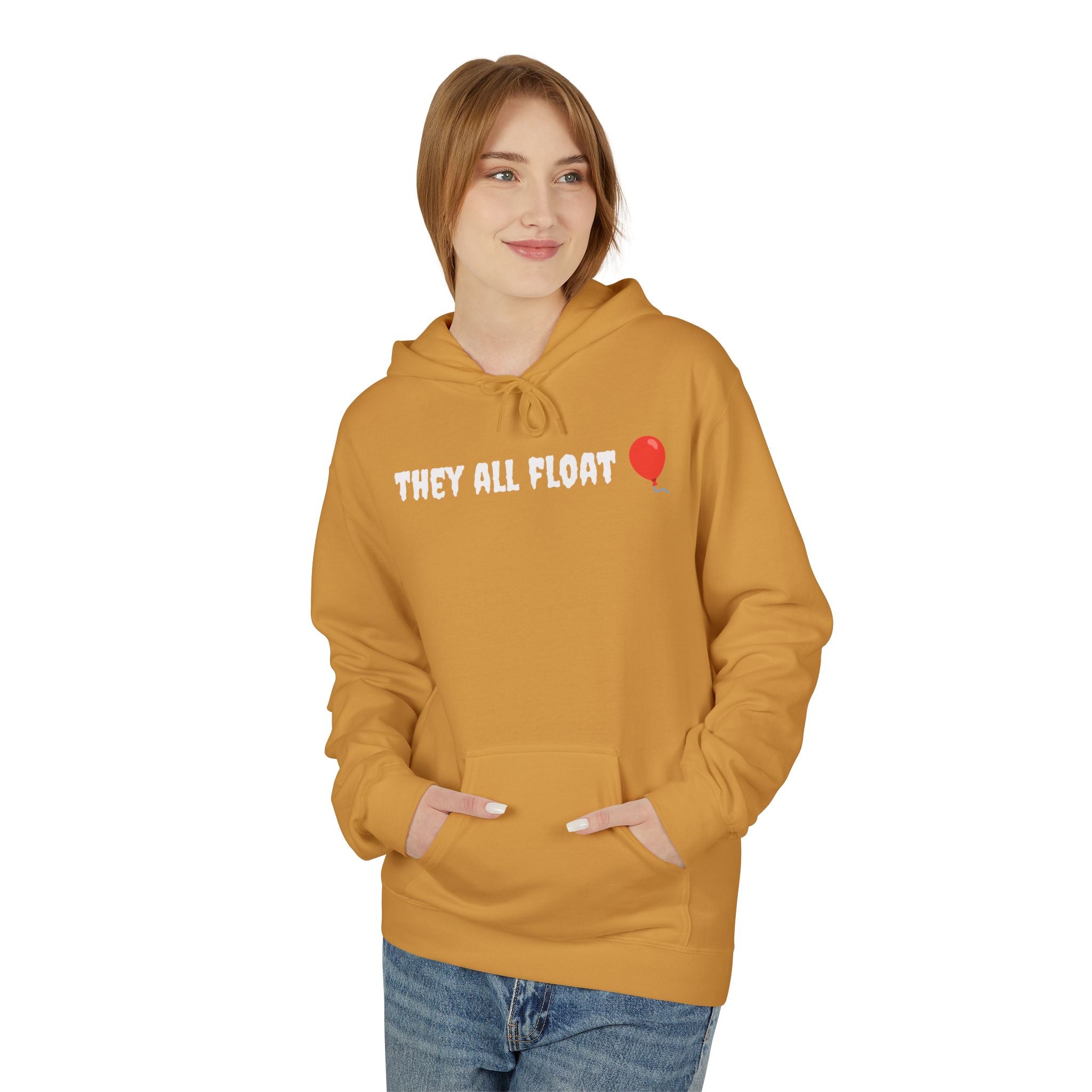Horror Clown Girl Hoodie – Dark Balloon Graphic Pullover