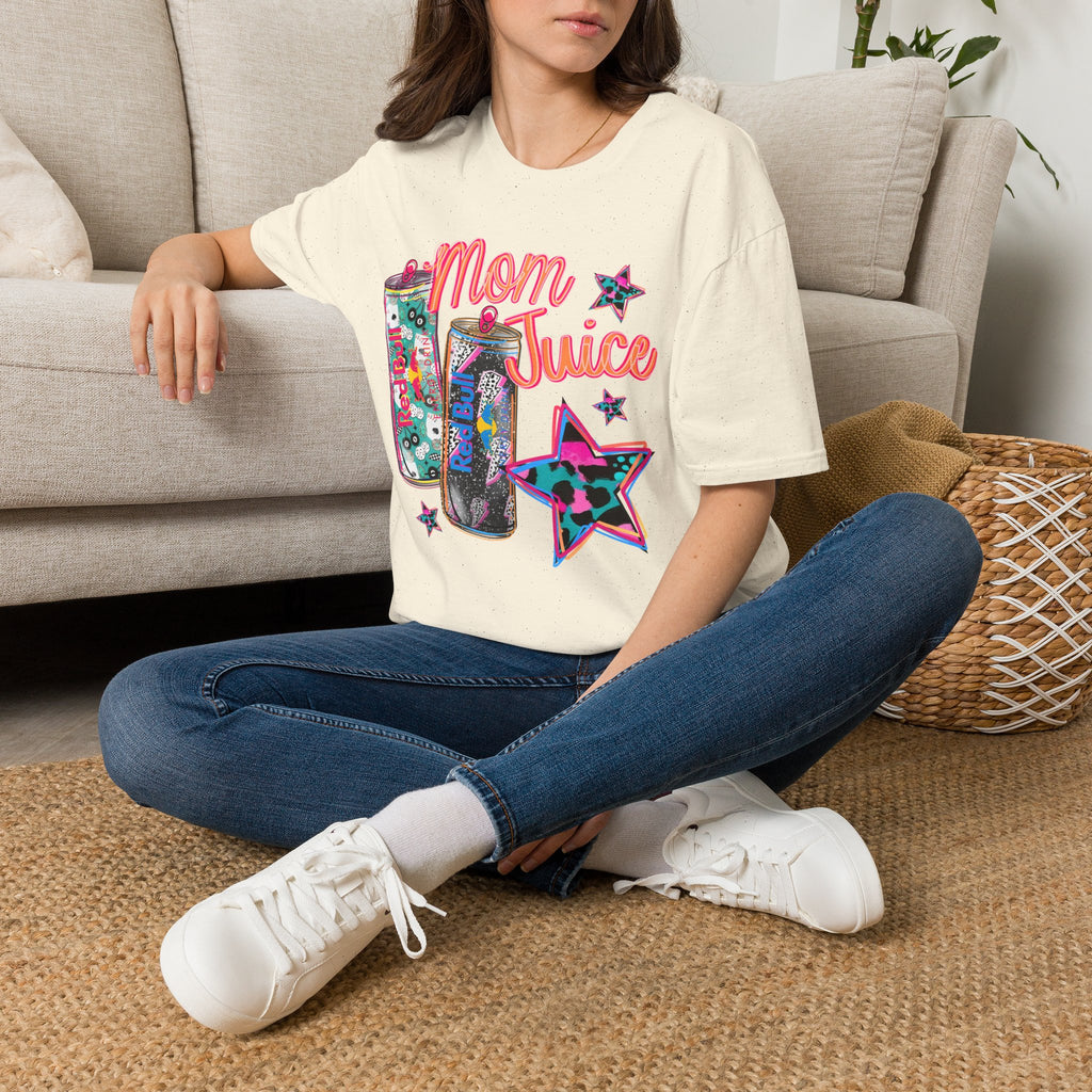 Mom Juice T-Shirt — Funny Red Bull Energy Drink Graphic Tee for Moms