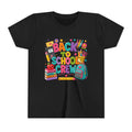 Back to School Crew Youth Tee — Colorful Kids' School Backpack & Books Graphic Shirt