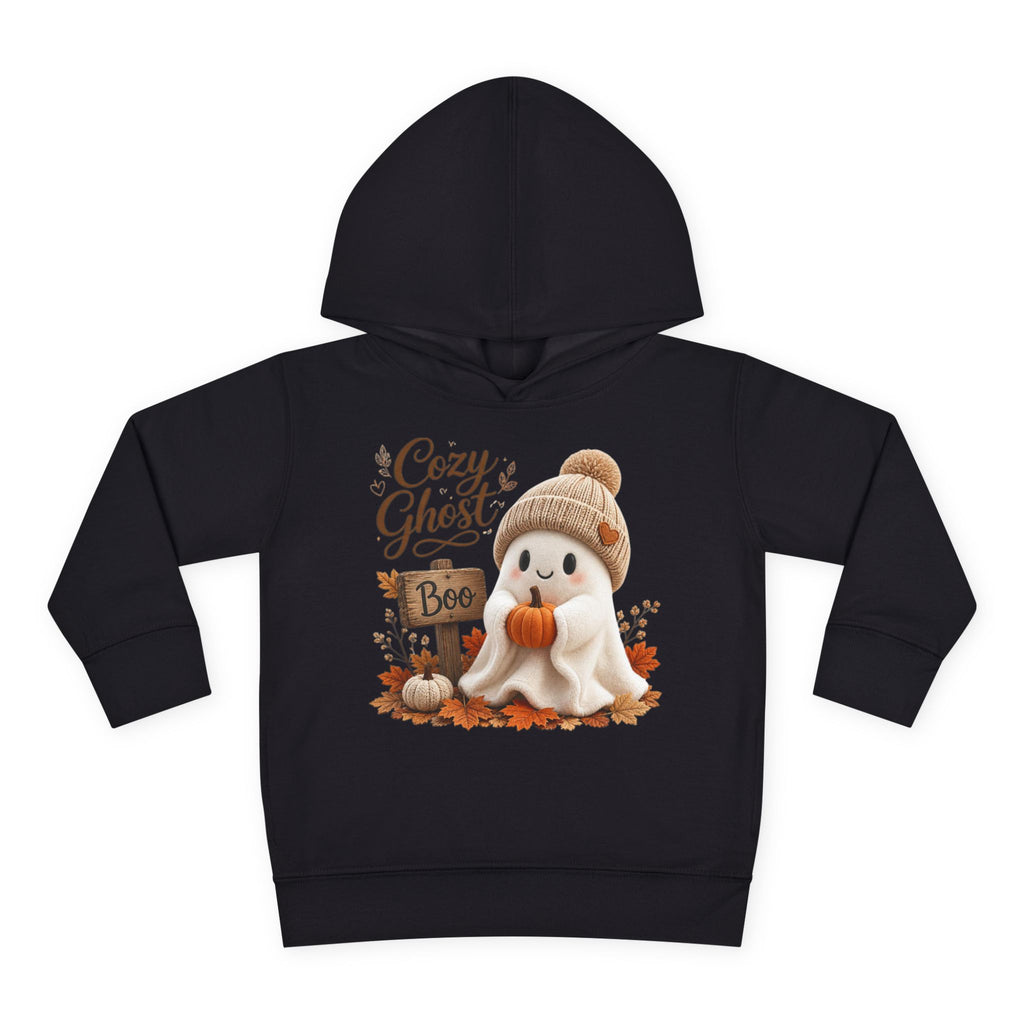 Toddler Hoodie – 'Cozy Ghost' Fall Halloween Pullover