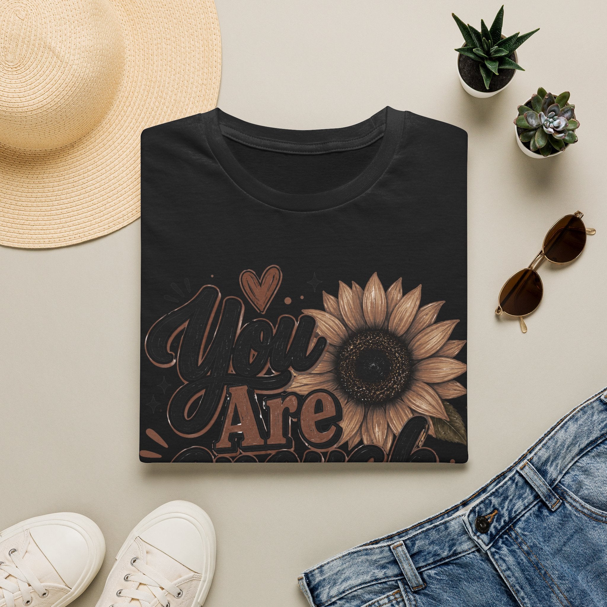 You Are Enough Sunflower T-Shirt