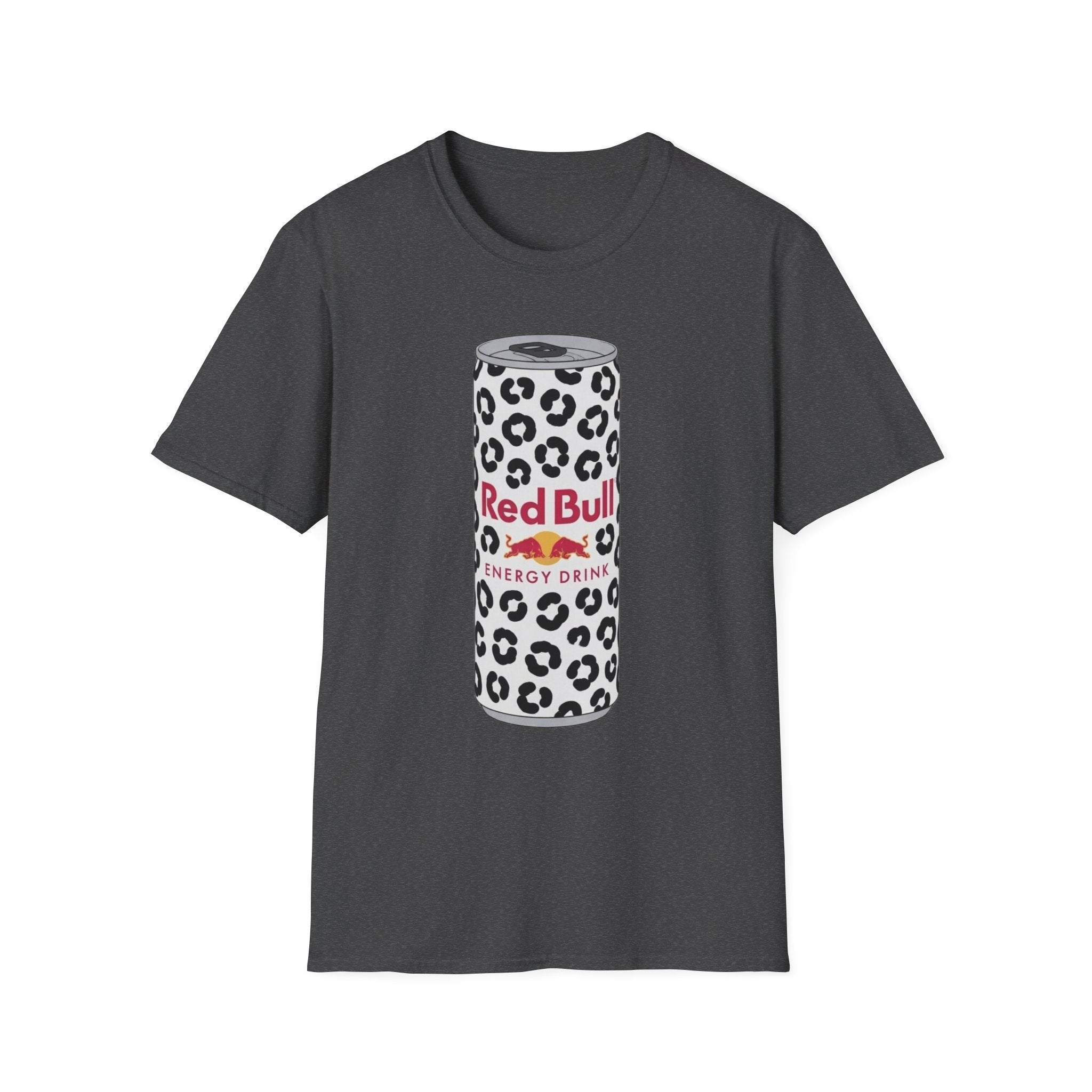 Red Bull Leopard Can T‑Shirt — Retro Energy Drink Graphic Tee
