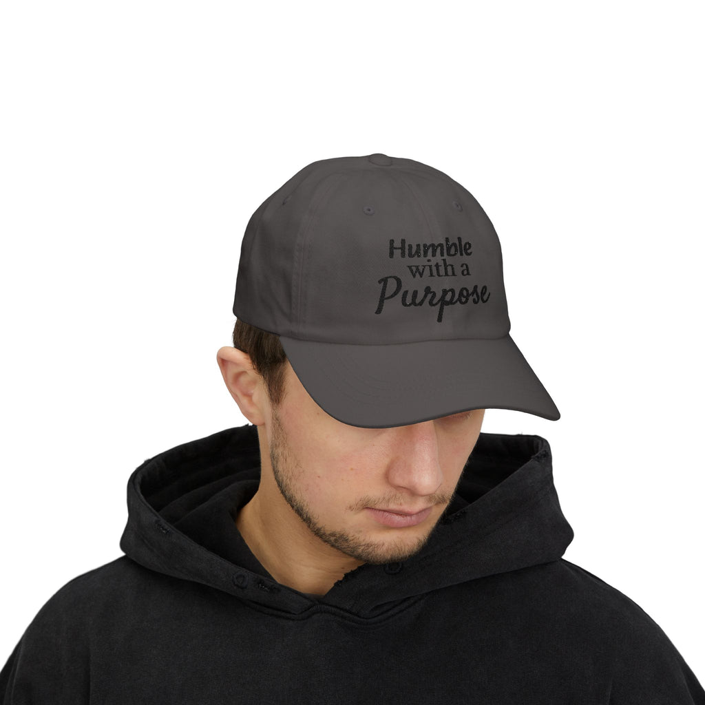 Dad Cap — "Humble with a Purpose" Embroidered Baseball Hat
