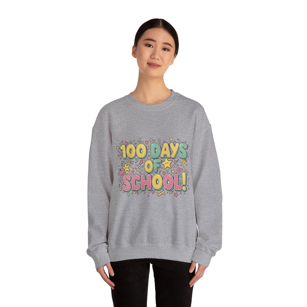 Unisex Heavy Blend™ Crewneck Sweatshirt | 100 Days of school