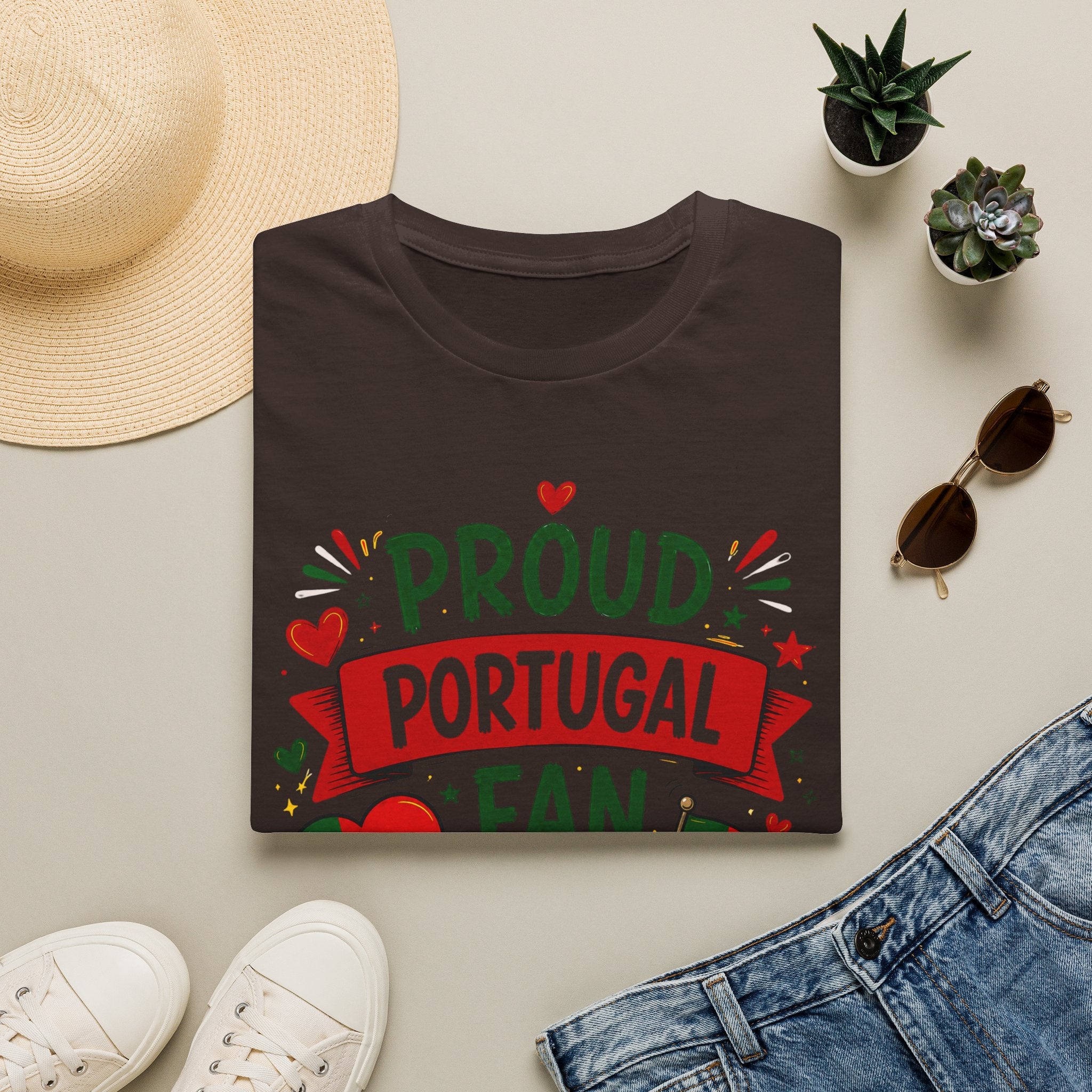Portugal Fan T‑Shirt — Proud Portugal Fan Soccer Tee