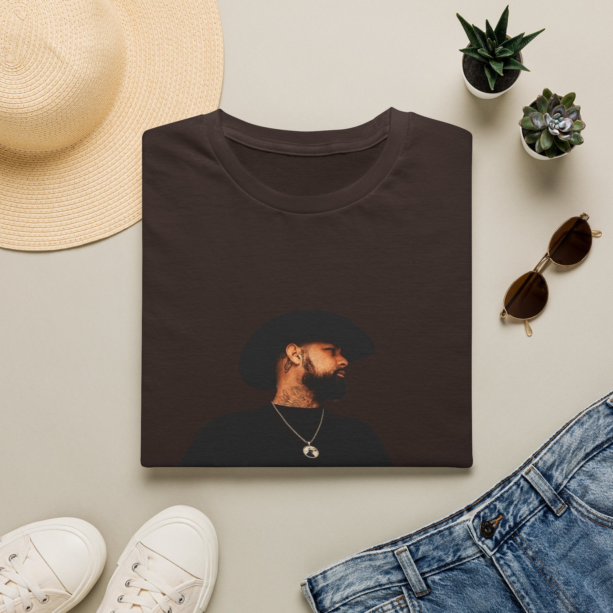 Cowboy Portrait T‑Shirt — Minimal Western Portrait Tee