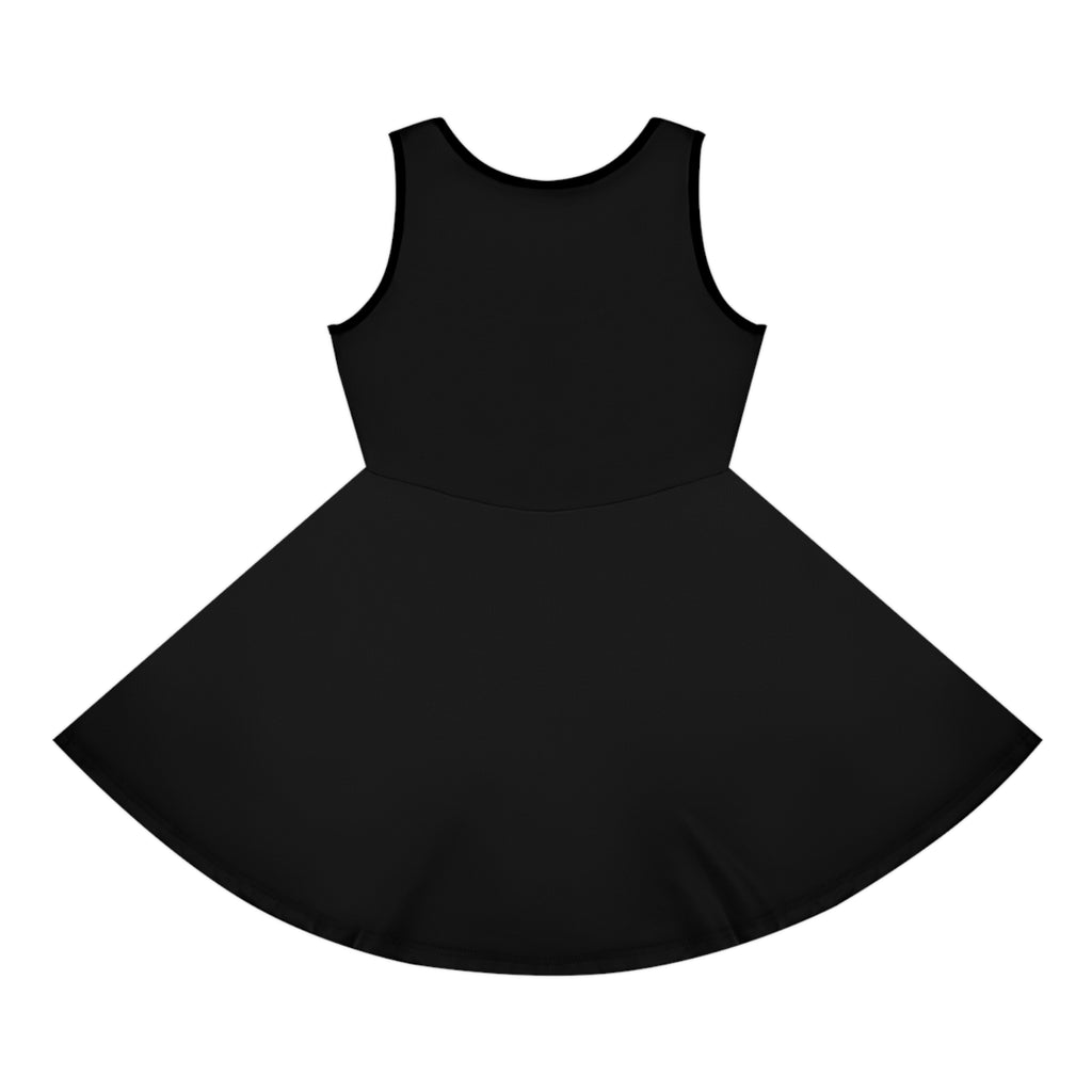 Girls' Halloween Pumpkin Bow Sundress