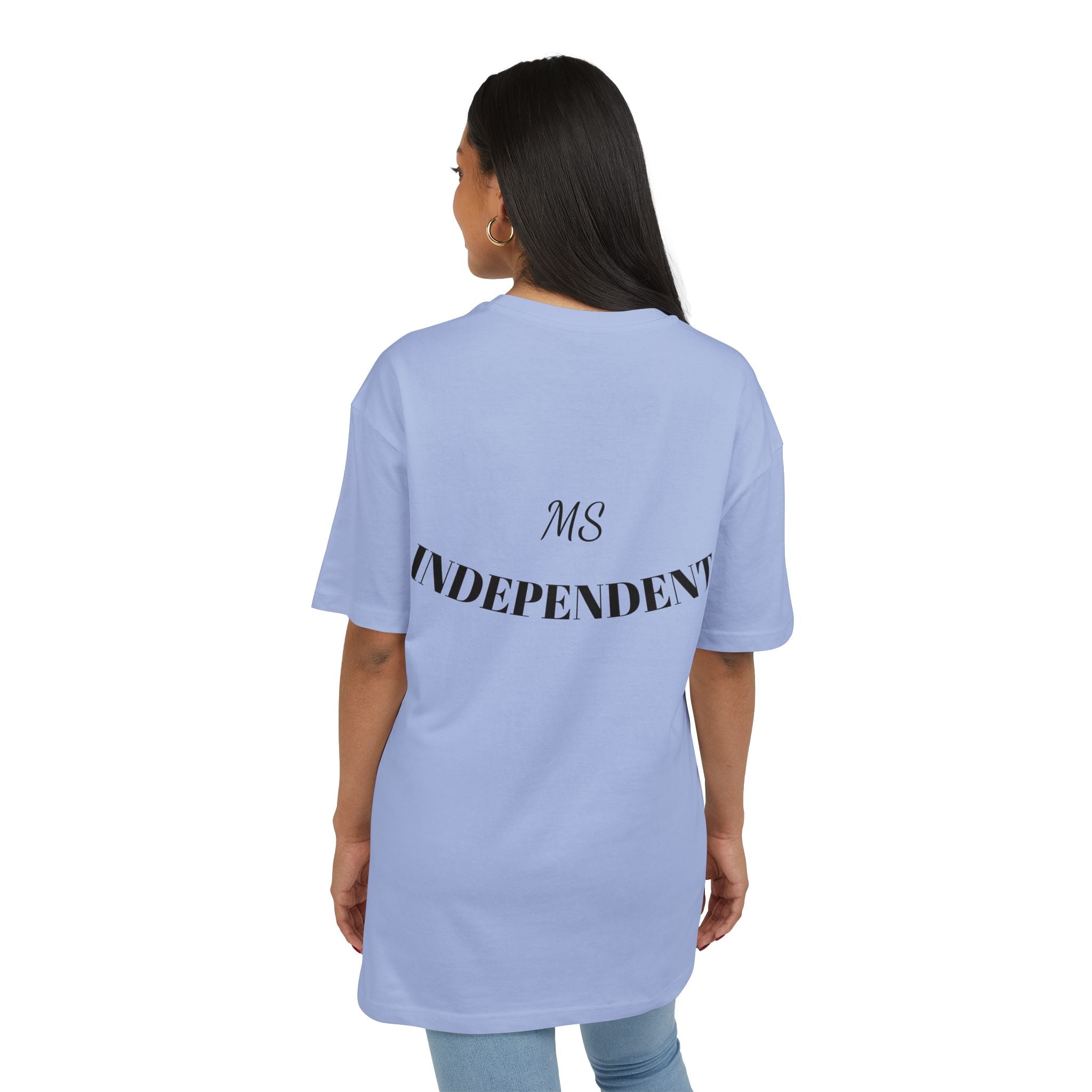 Ms Independent Oversize Tee — Graphic Statement T‑Shirt