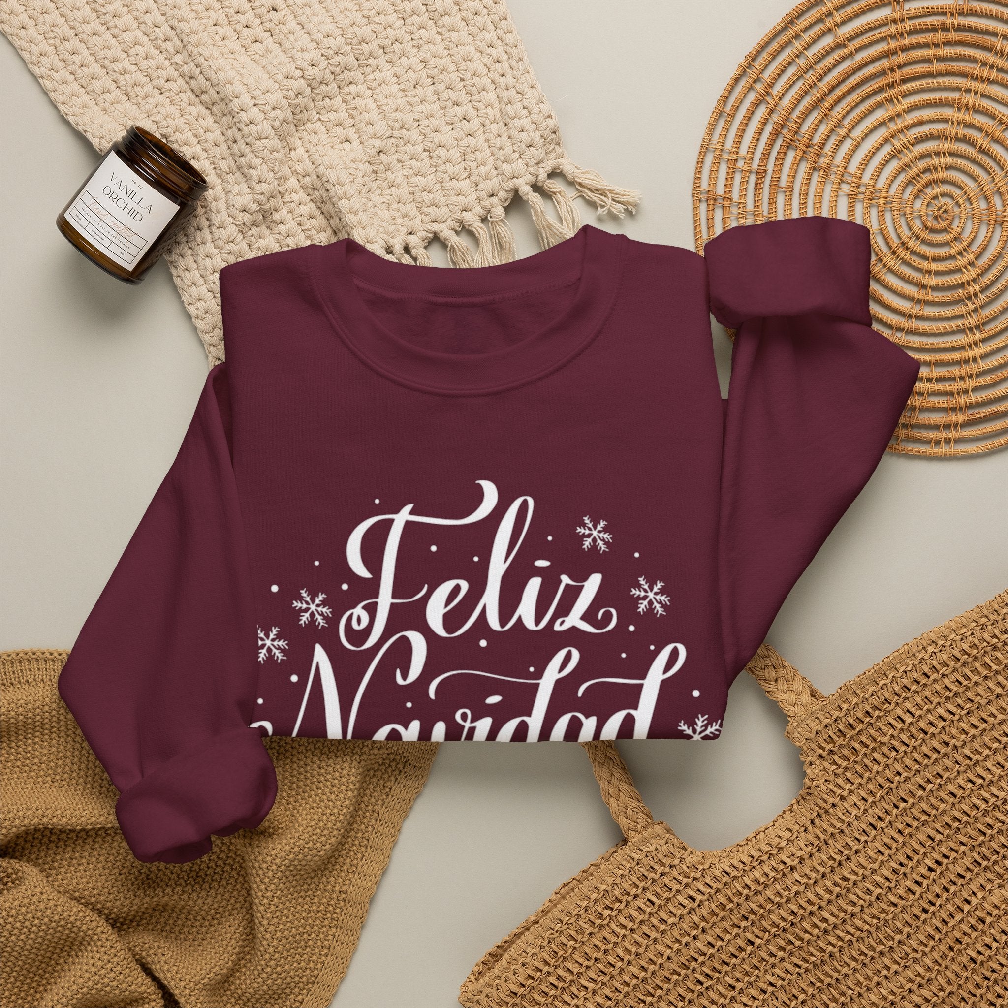 Feliz Navidad Sweatshirt – Festive Spanish Christmas Crewneck
