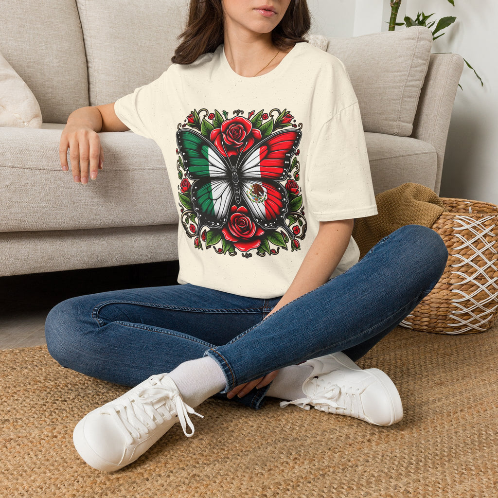 Mexican Flag Butterfly T-Shirt — Rose & Eagle Graphic Tee