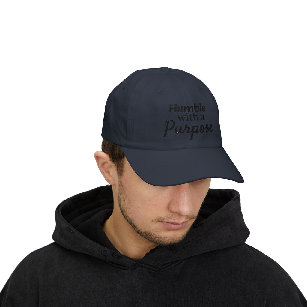 Dad Cap — "Humble with a Purpose" Embroidered Baseball Hat