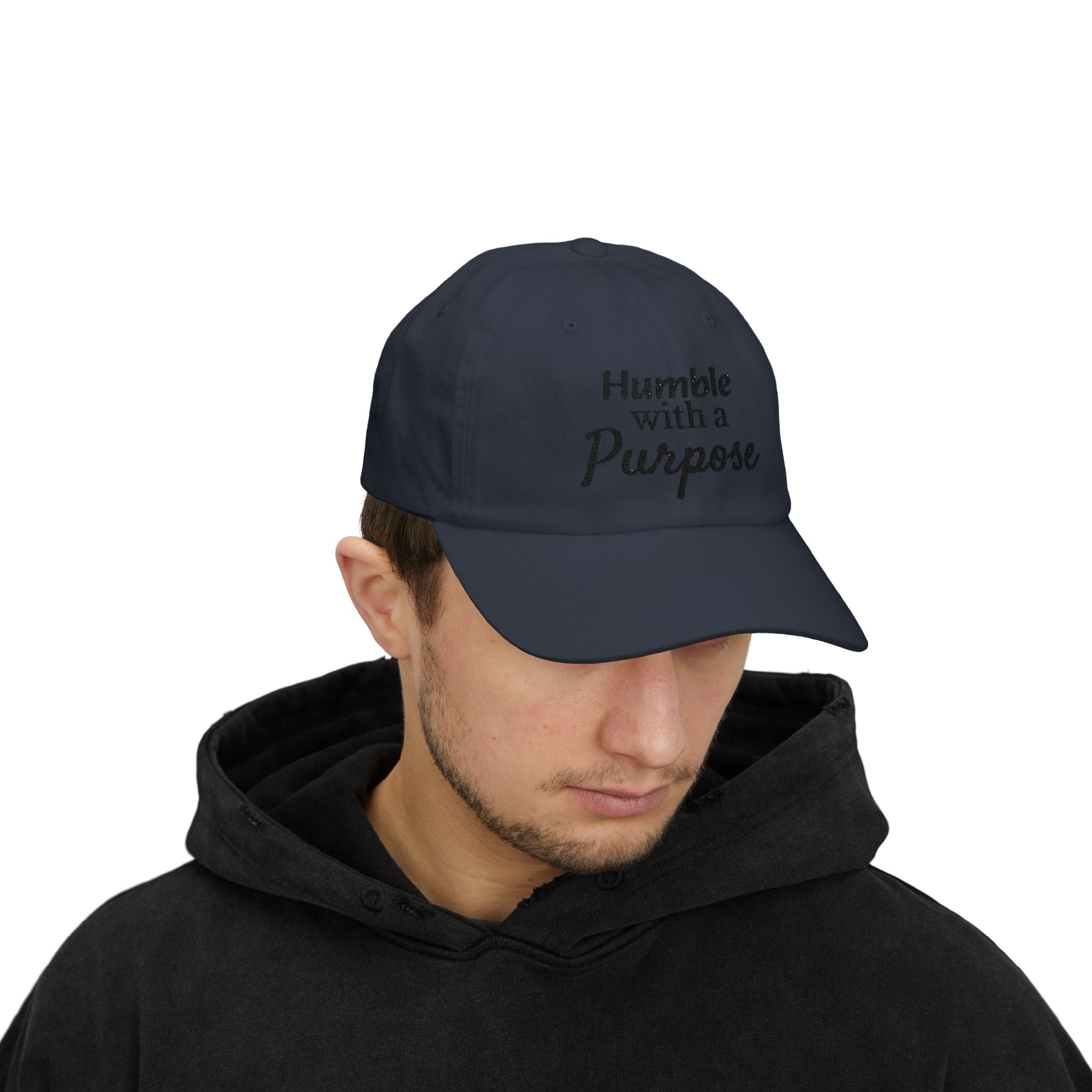Dad Cap — "Humble with a Purpose" Embroidered Baseball Hat