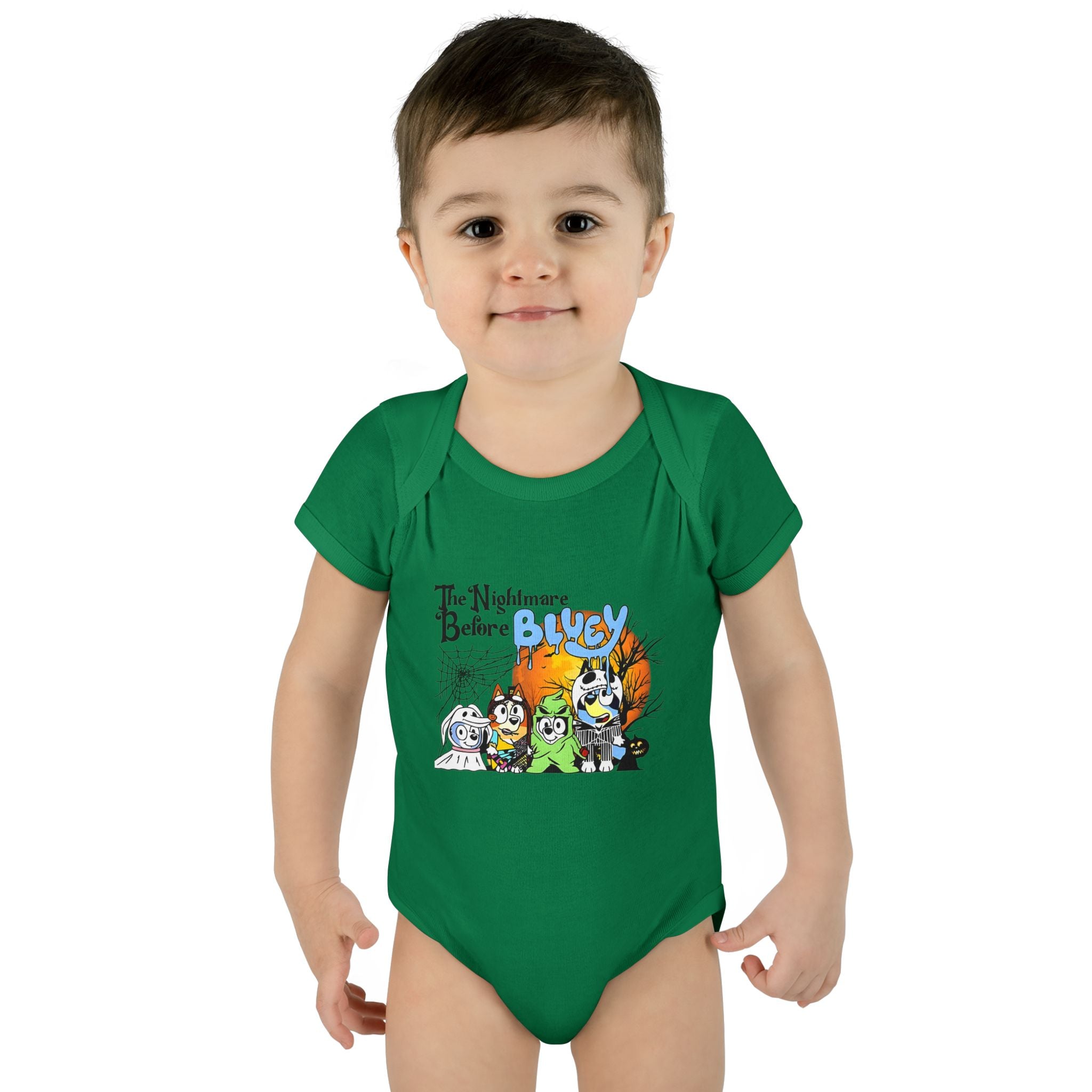 Baby Bodysuit - Cute Cartoon Halloween Infant Onesie