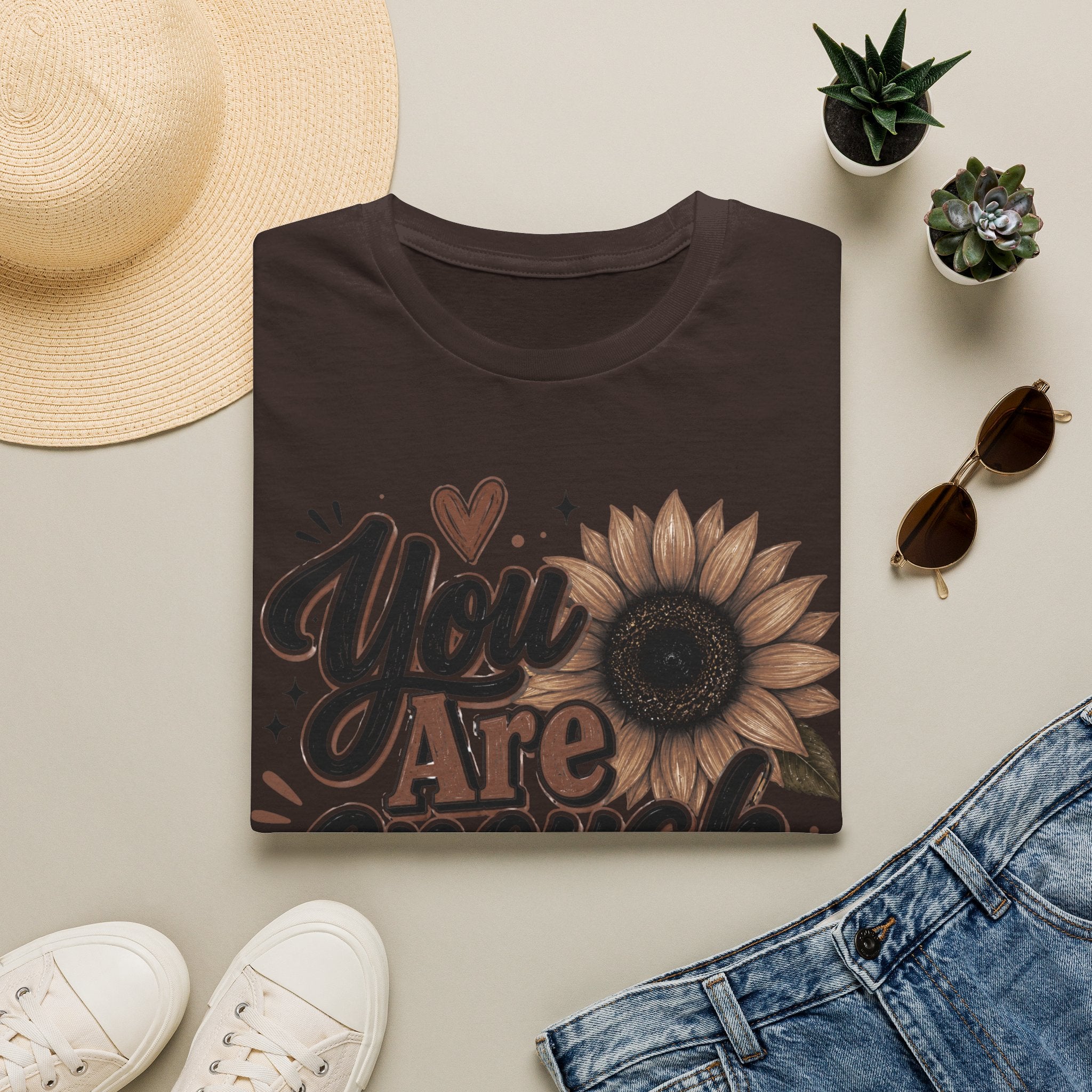 You Are Enough Sunflower T-Shirt